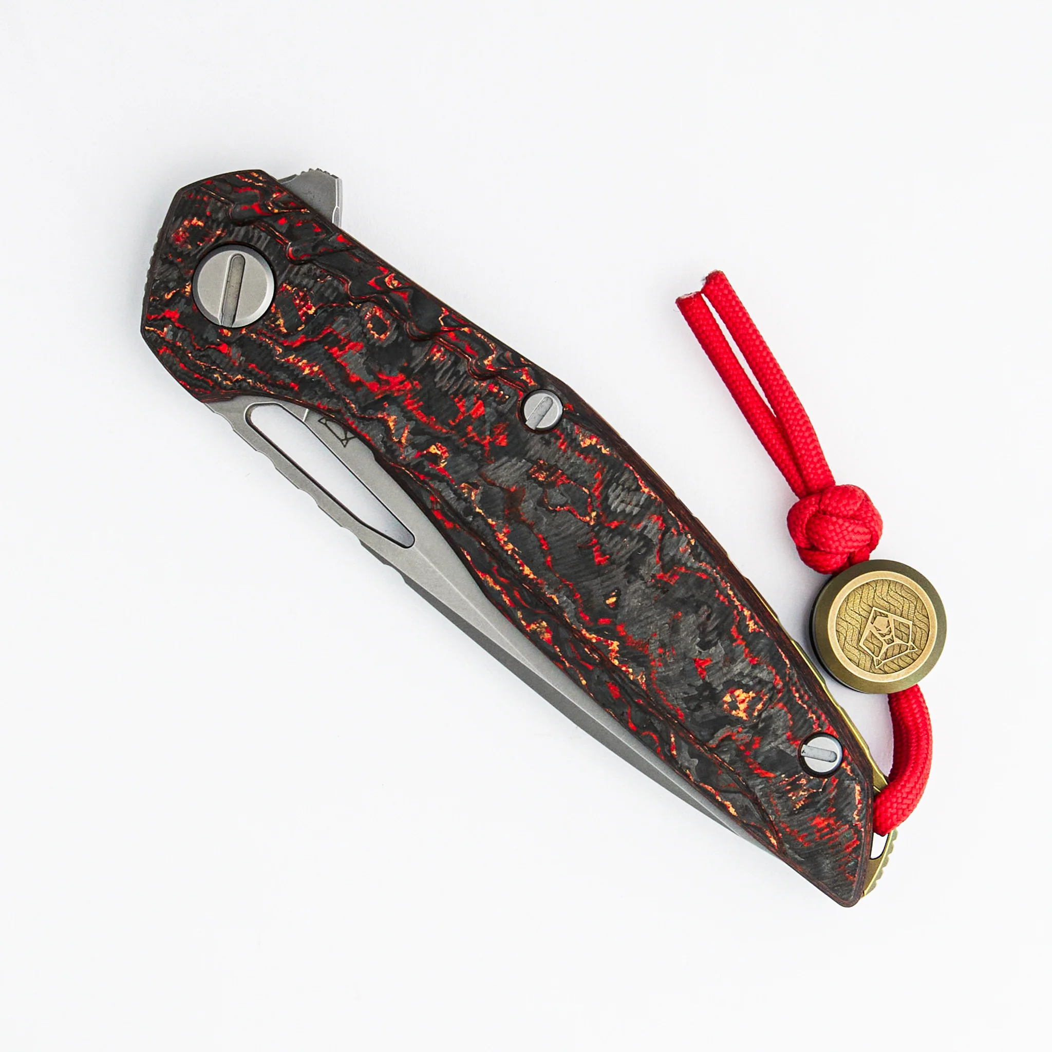 111 Ignis - "Phoenix Wing" TechnoCarbo Handle - M390 Blade - MRBS - Image 6