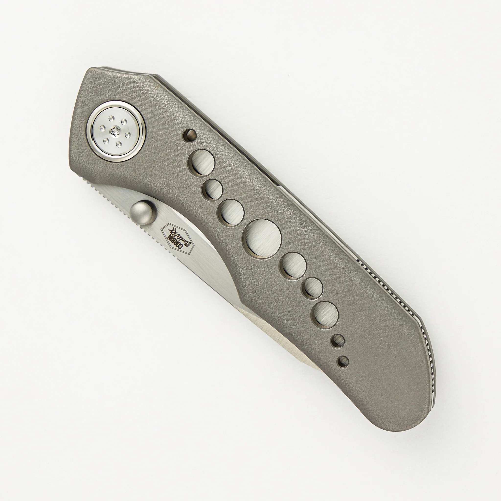 Keen - Titanium W/ Holes Handle - M390 Blade - Image 3