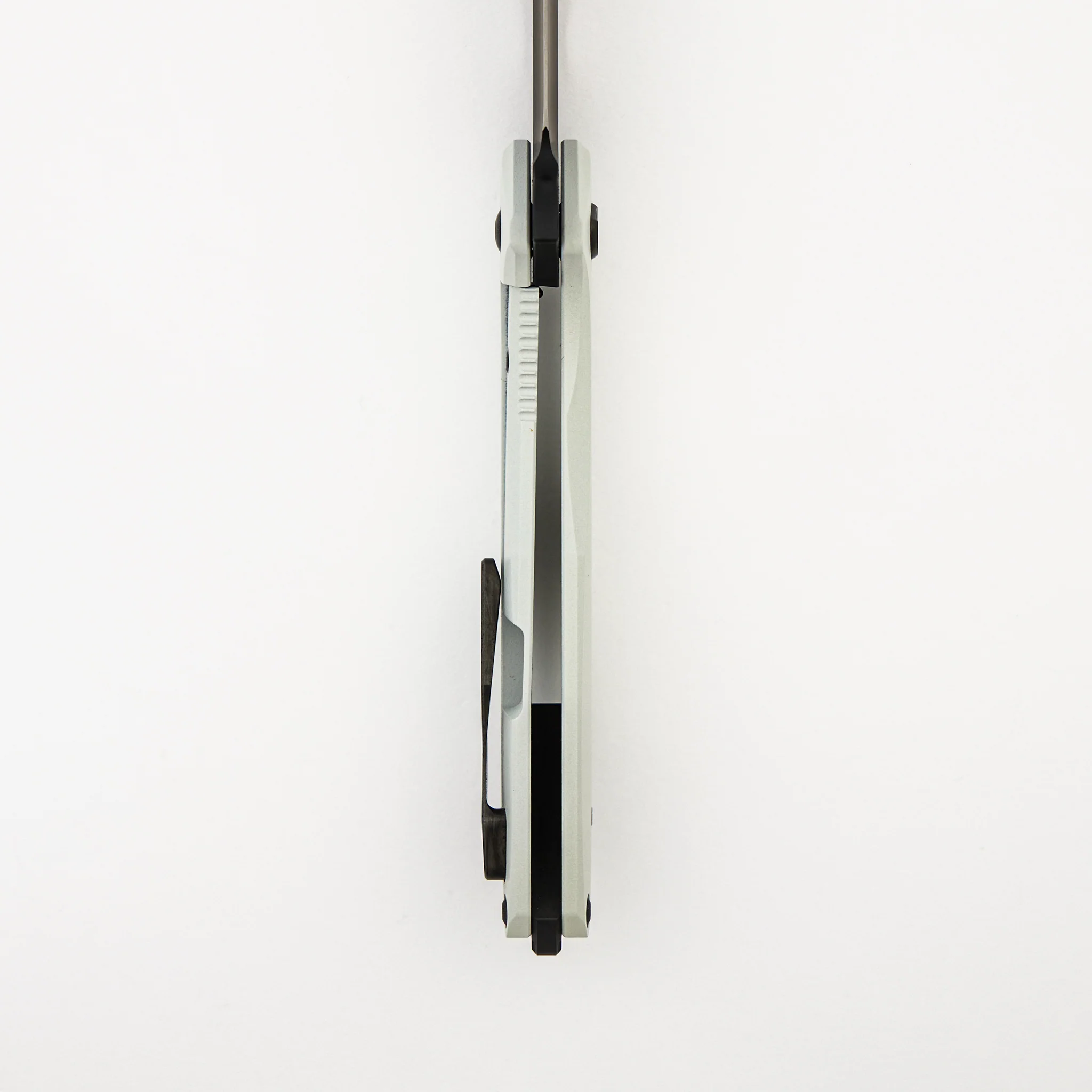 Arius - Smooth Titanium Handle - Black Hardware - Black CTS-XHP Blade - Image 6