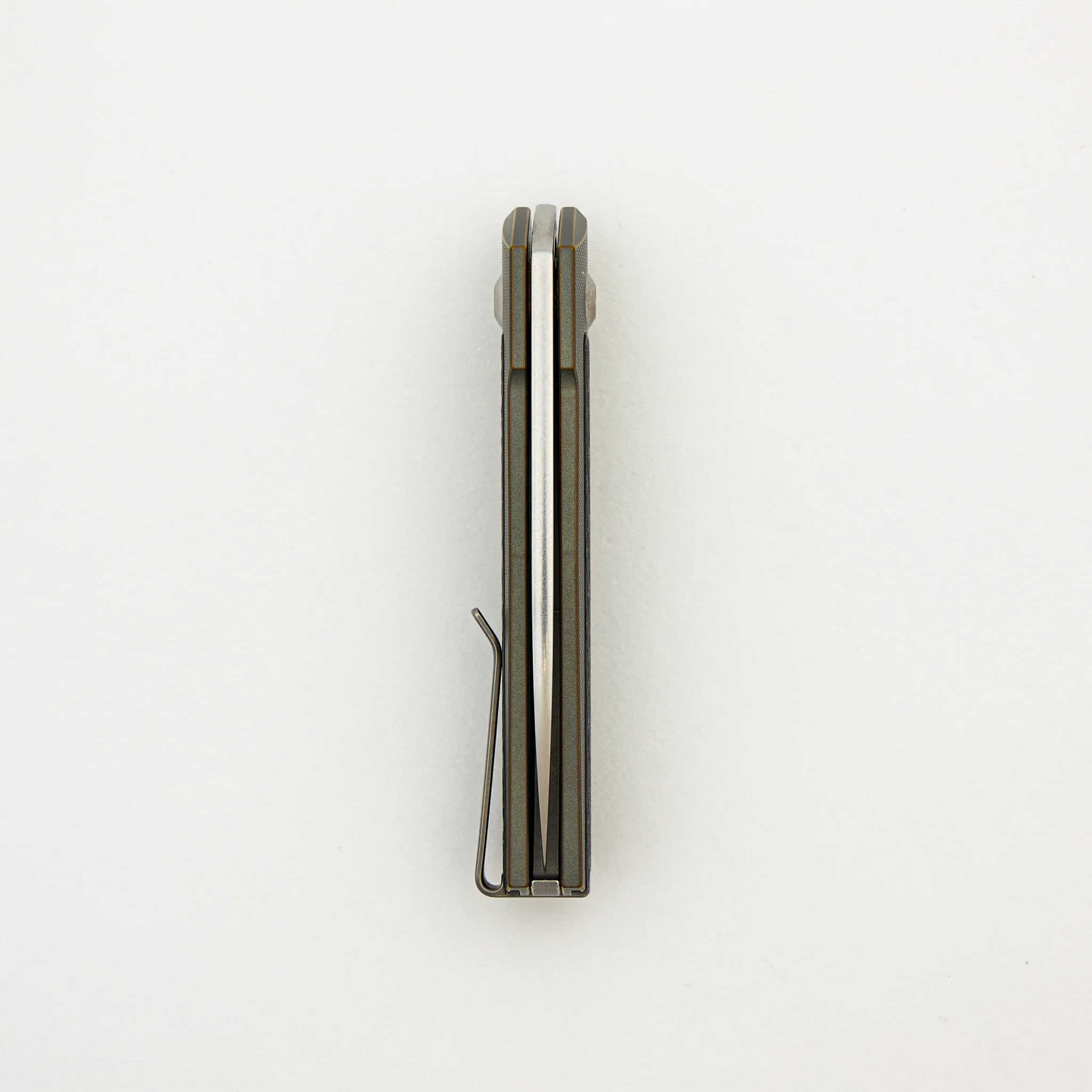 ARN - Cuprum/Satin - Titanium Handle - Carbon Fiber Inlays - RWL34 Blade - #127 - Image 5