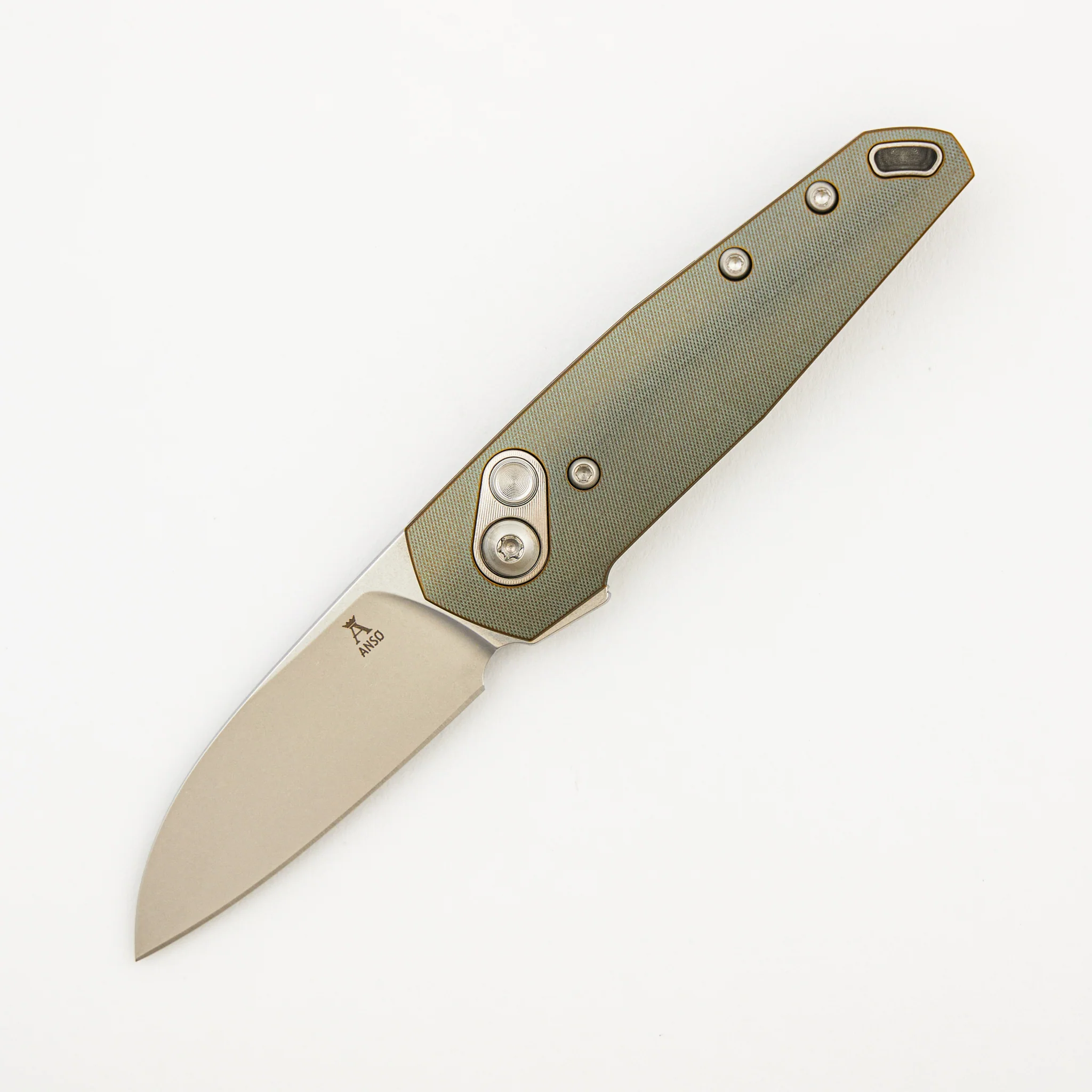 Aros - Cuprum/Satin Titanium Handle - RWL34 Blade