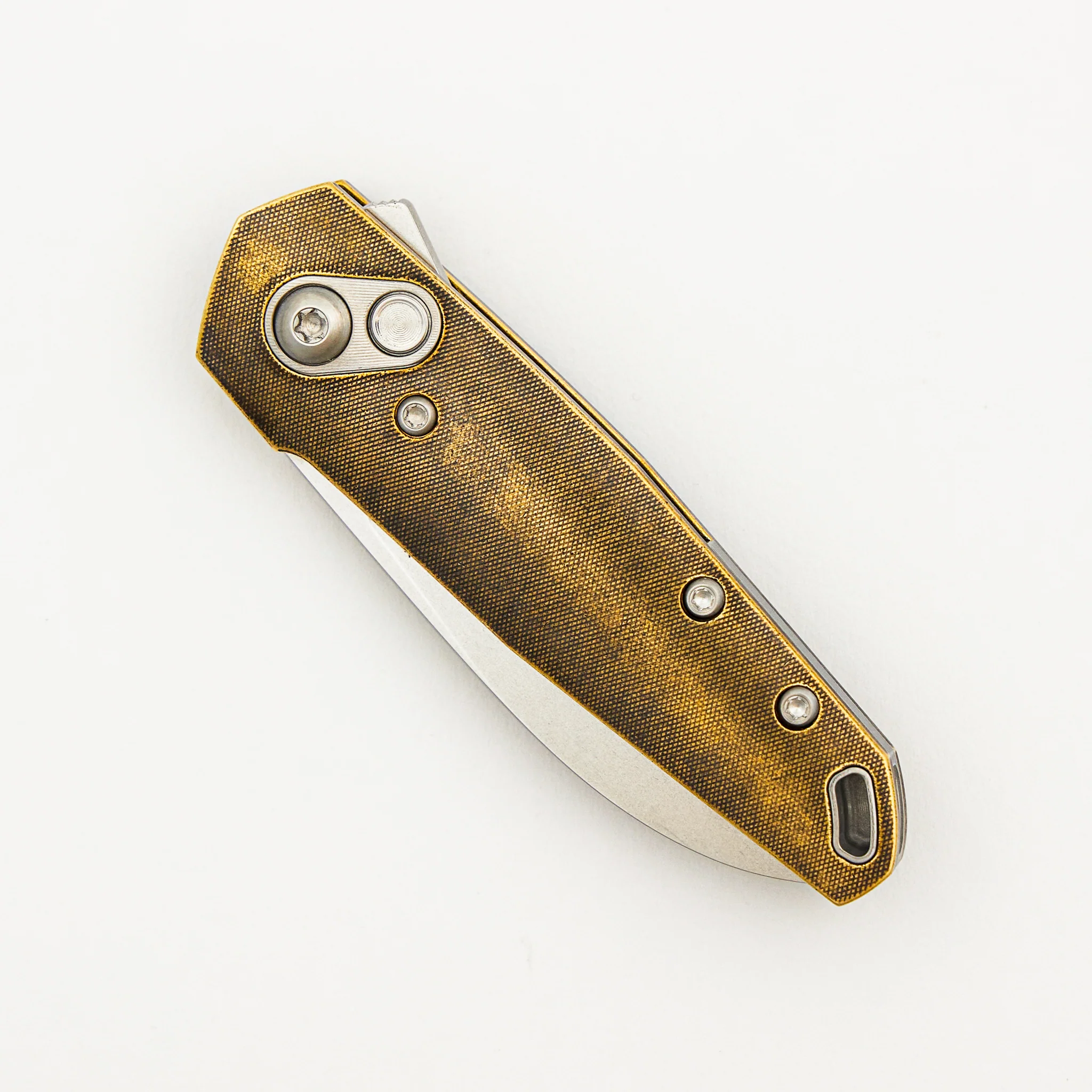 Aros - Satin - Brass Handle - RWL34 Blade - Image 3