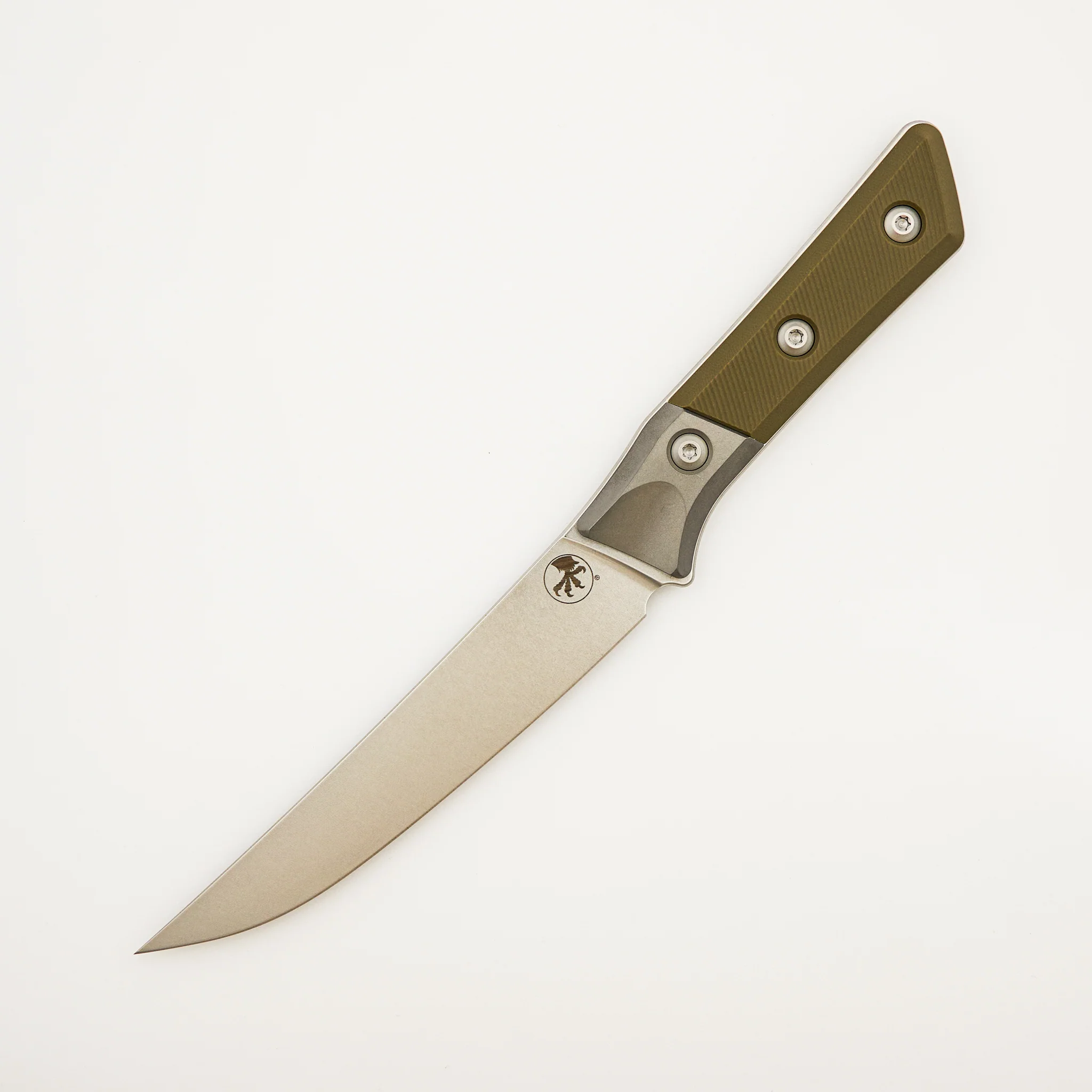Boning Knife - G-10 OD Green - Bead Blast Bolster - Stonewash Standard - 3100B-10 OD
