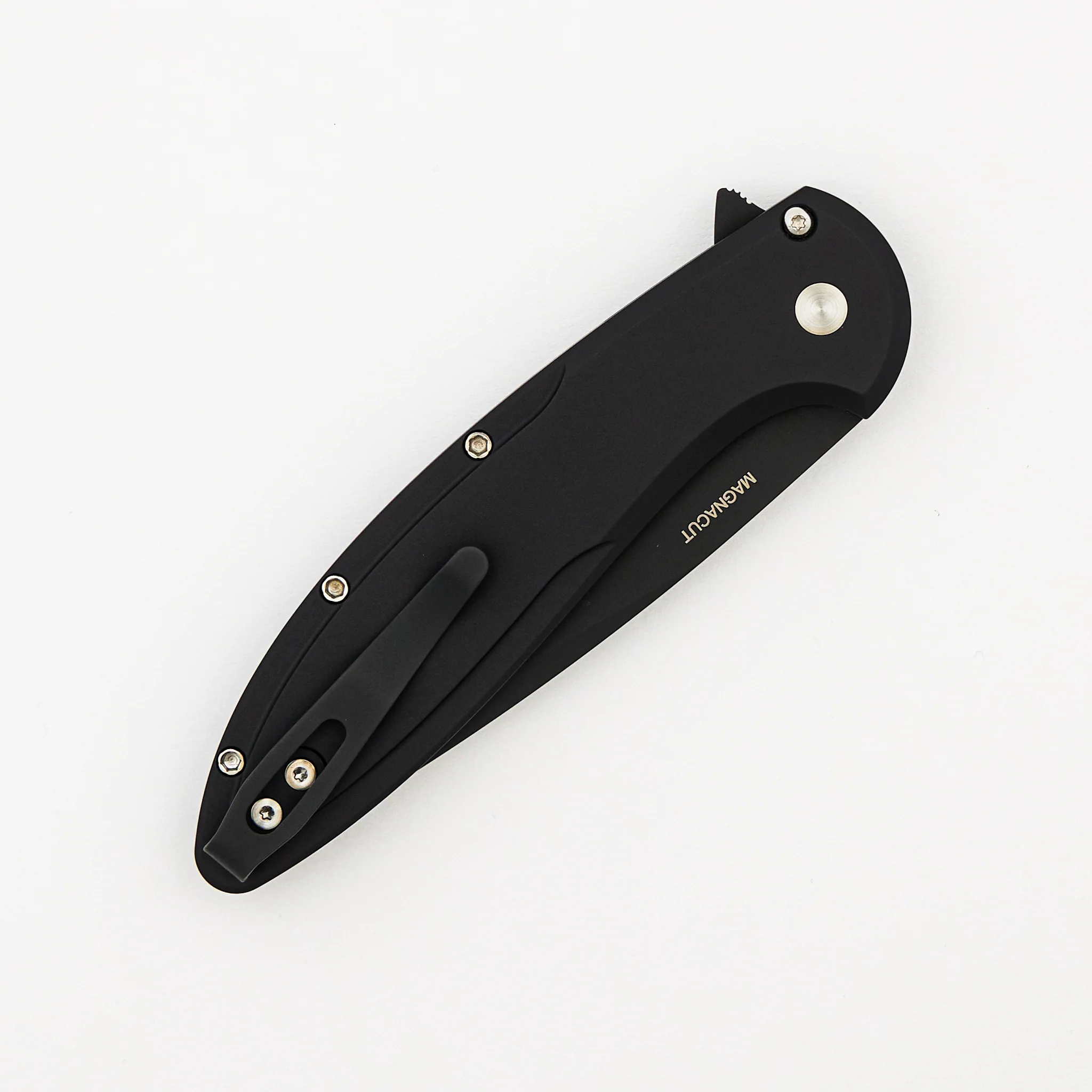 Cambria 2 - CF2103-LTD Maple - Black Aluminum Handle - Maple Burl Inlay - DLC Black MagnaCut blade - Image 4