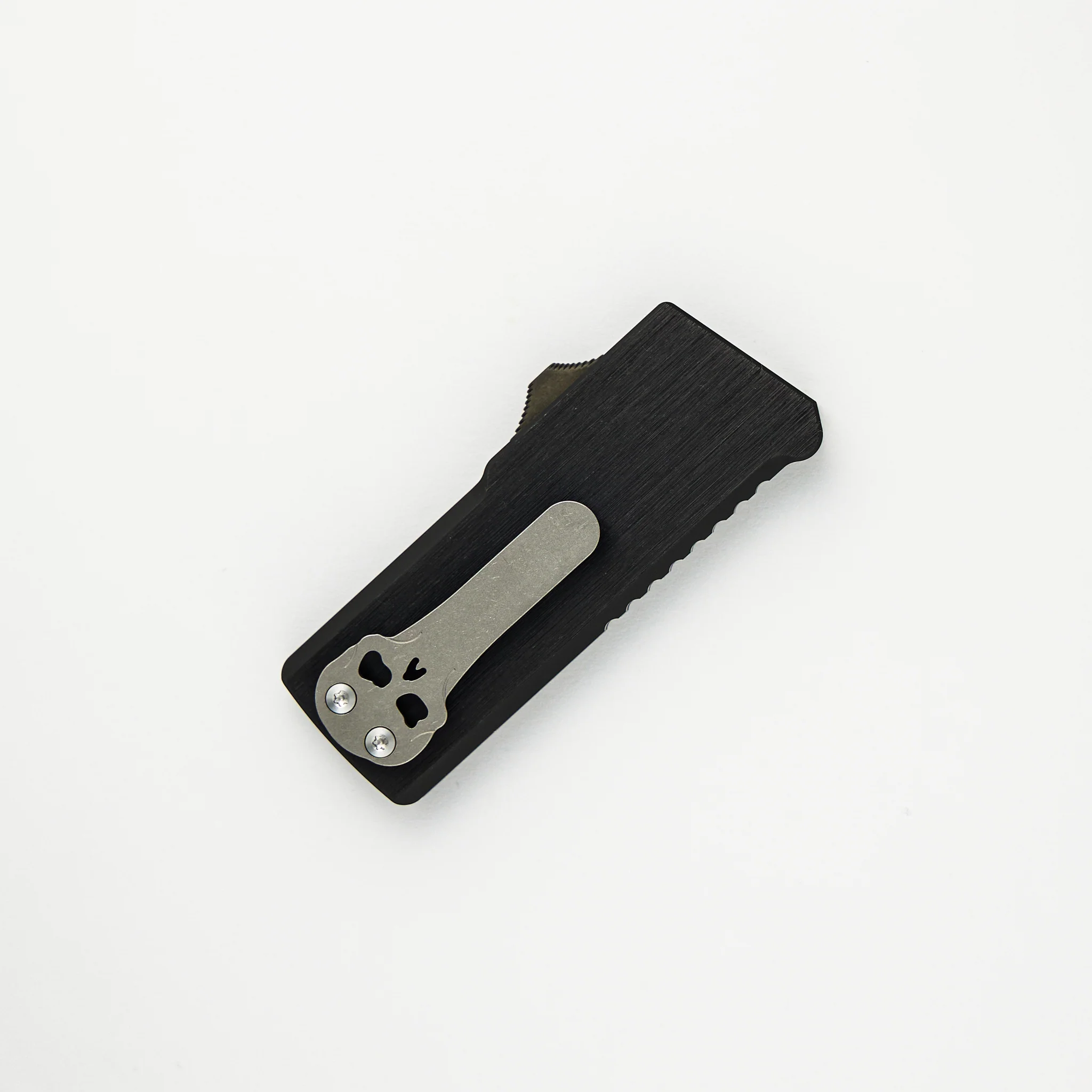 C.H.U.B OTF Utility Razor - Black/Satin Aluminum Handle - Image 4