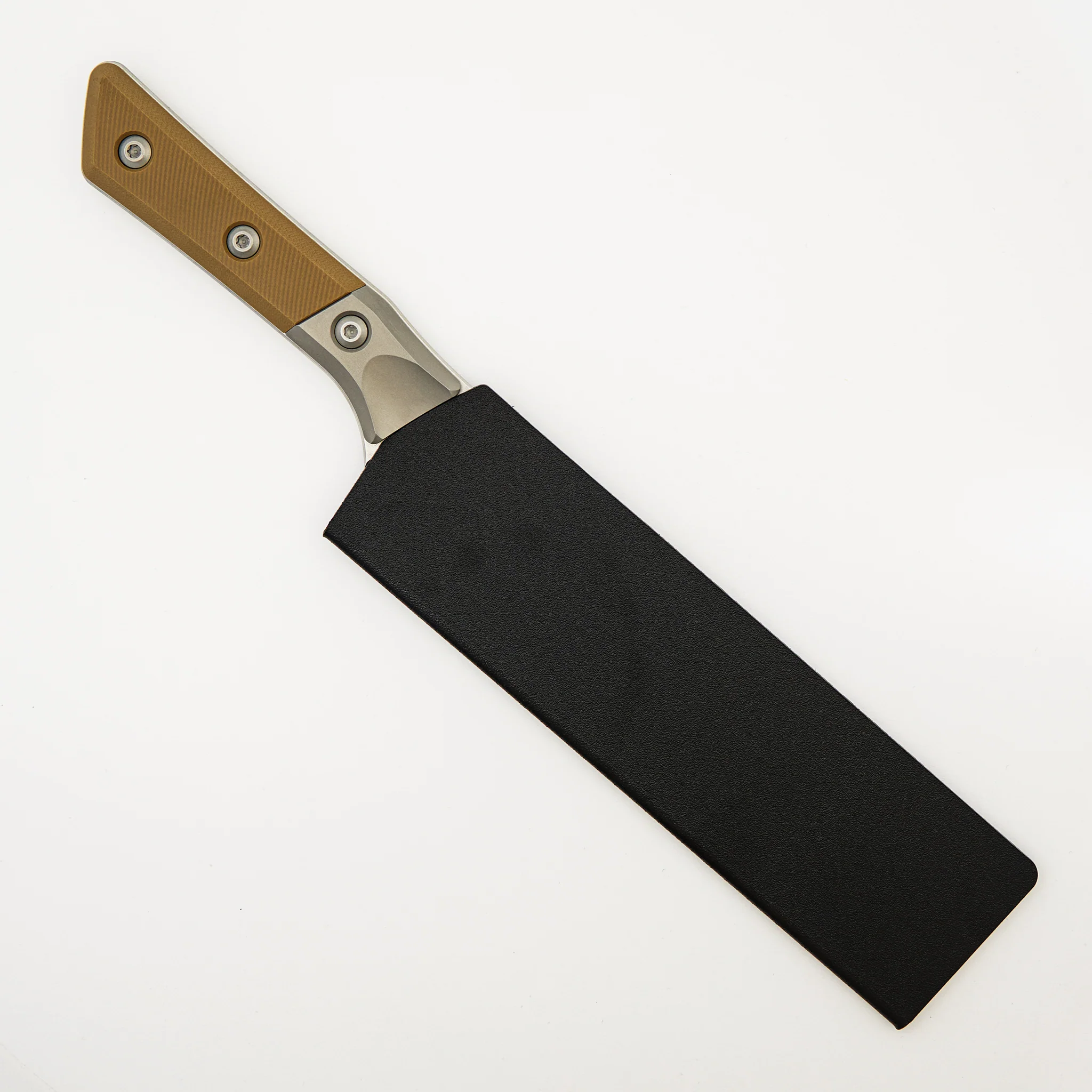 Chef Knife - G-10 Coyote Tan - Bead Blast Bolster - Stonewash Standard - 3000B-10 CE - Image 4