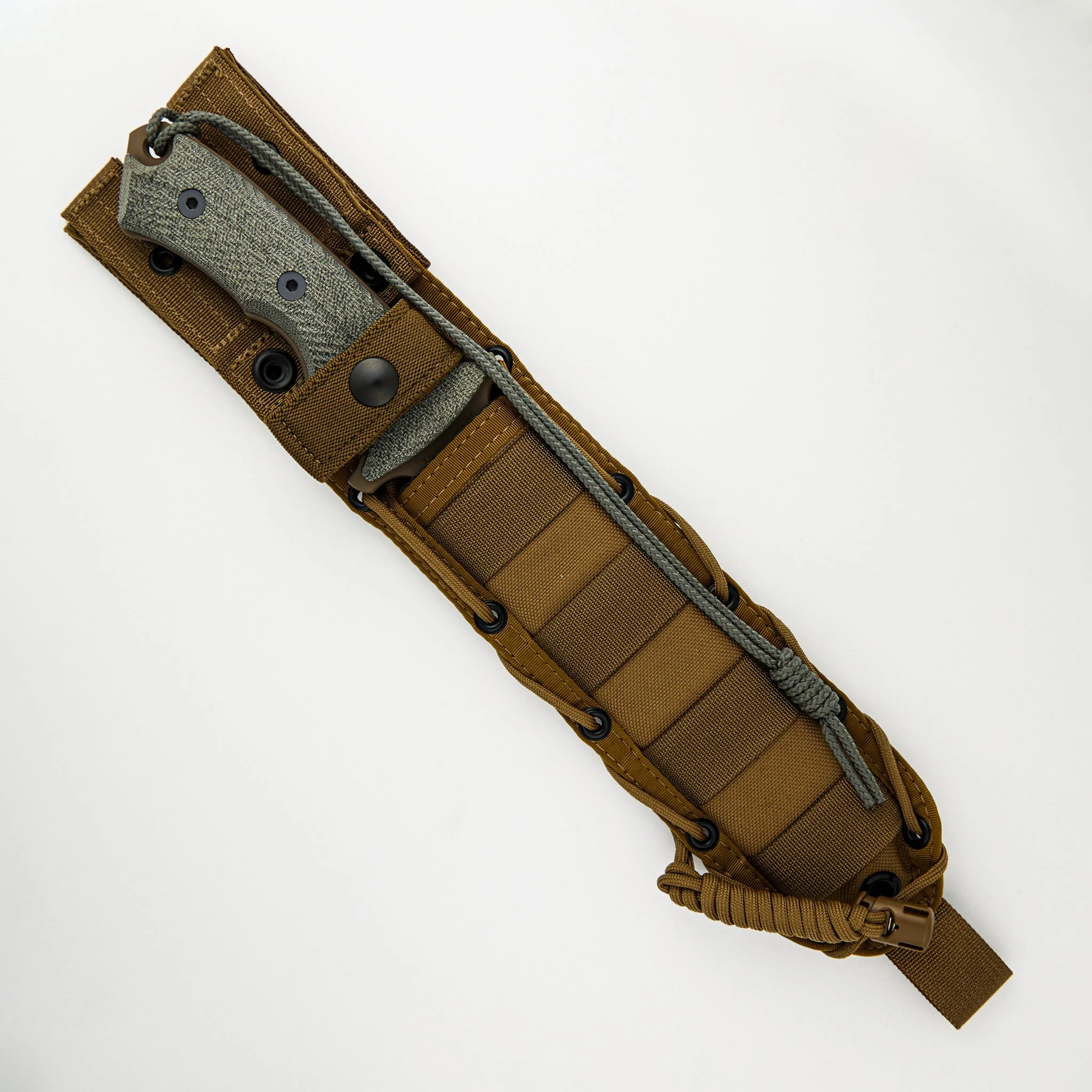 Green Beret 7" - Non-Serrated Flat Dark Earth S35VN Blade - Image 4