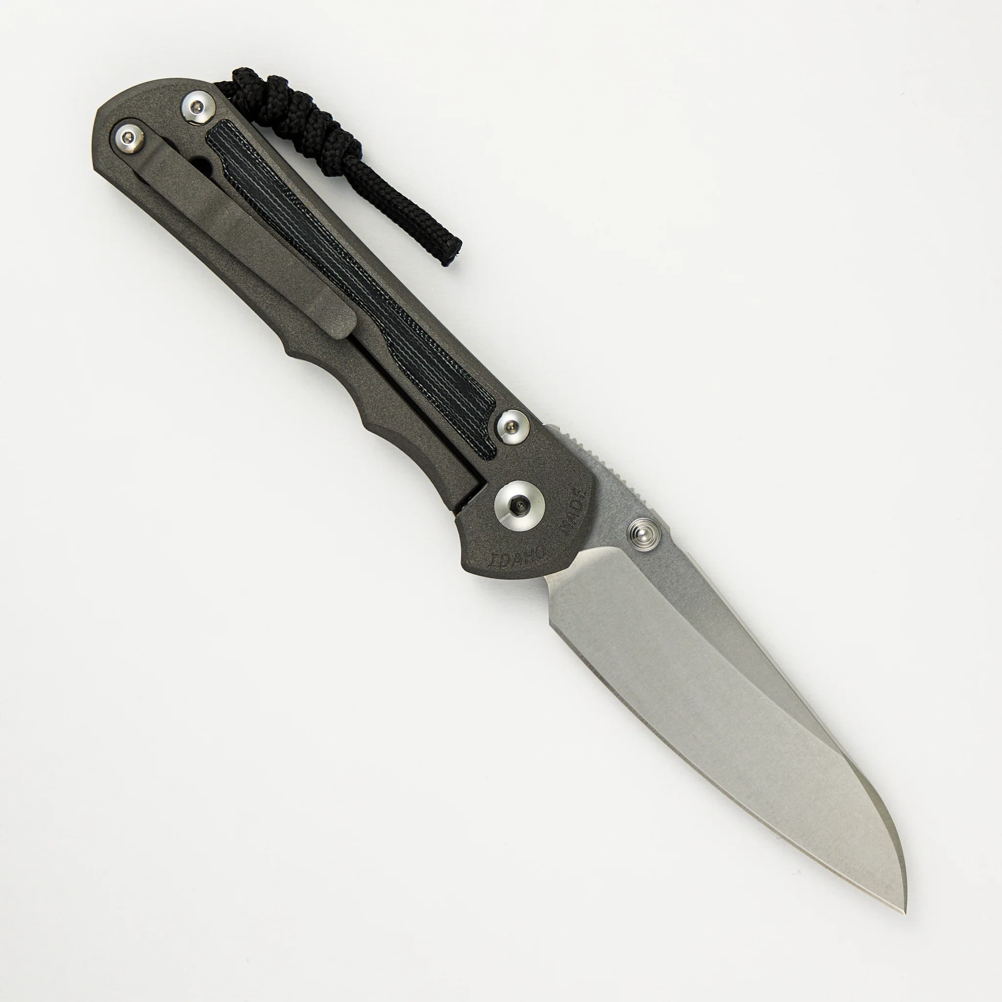 Large Inkosi - Insingo CPM MagnaCut Blade - Black Canvas Micarta Inlays - Image 2