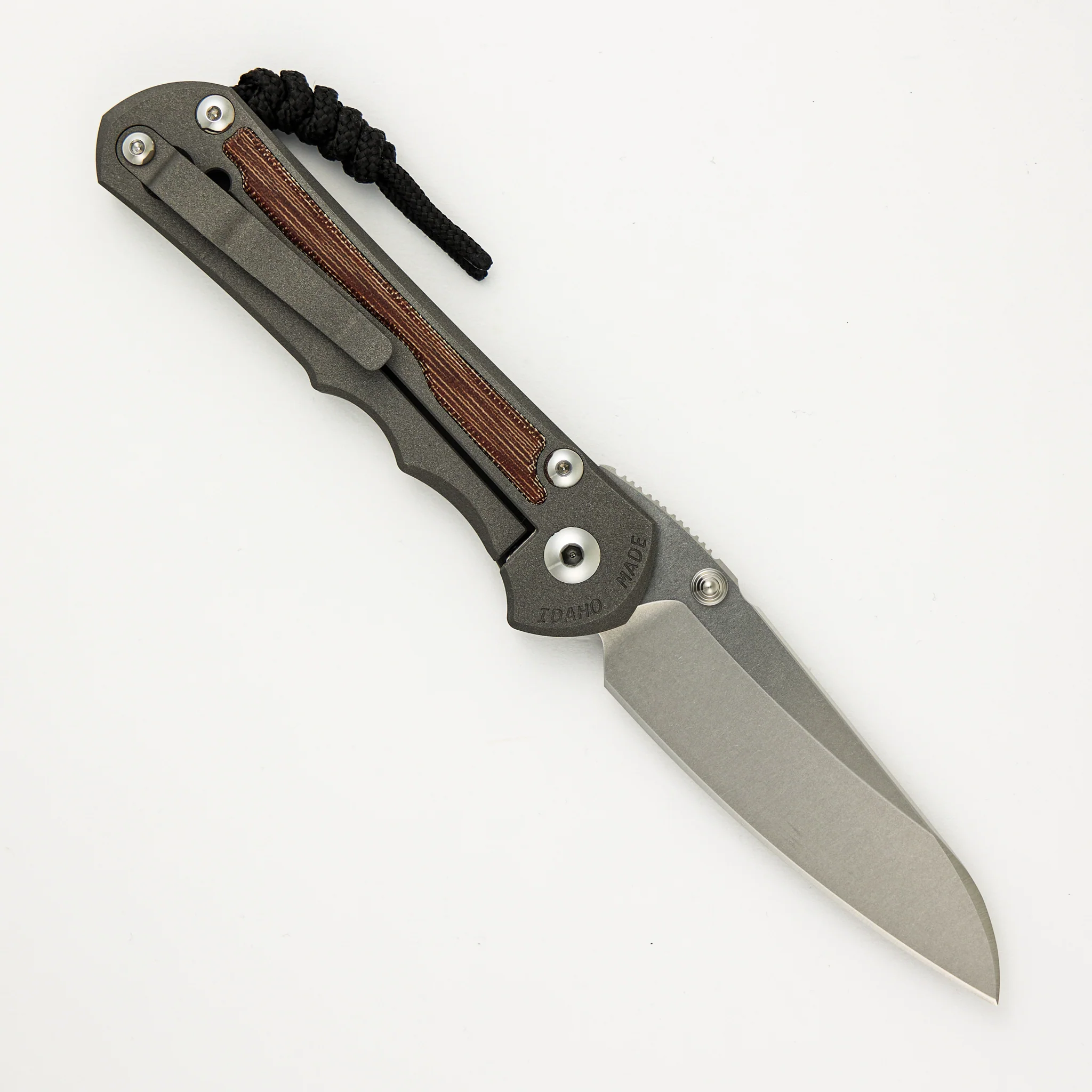 Large Inkosi - Insingo CPM MagnaCut Blade - Natural Canvas Micarta Inlays - Image 2