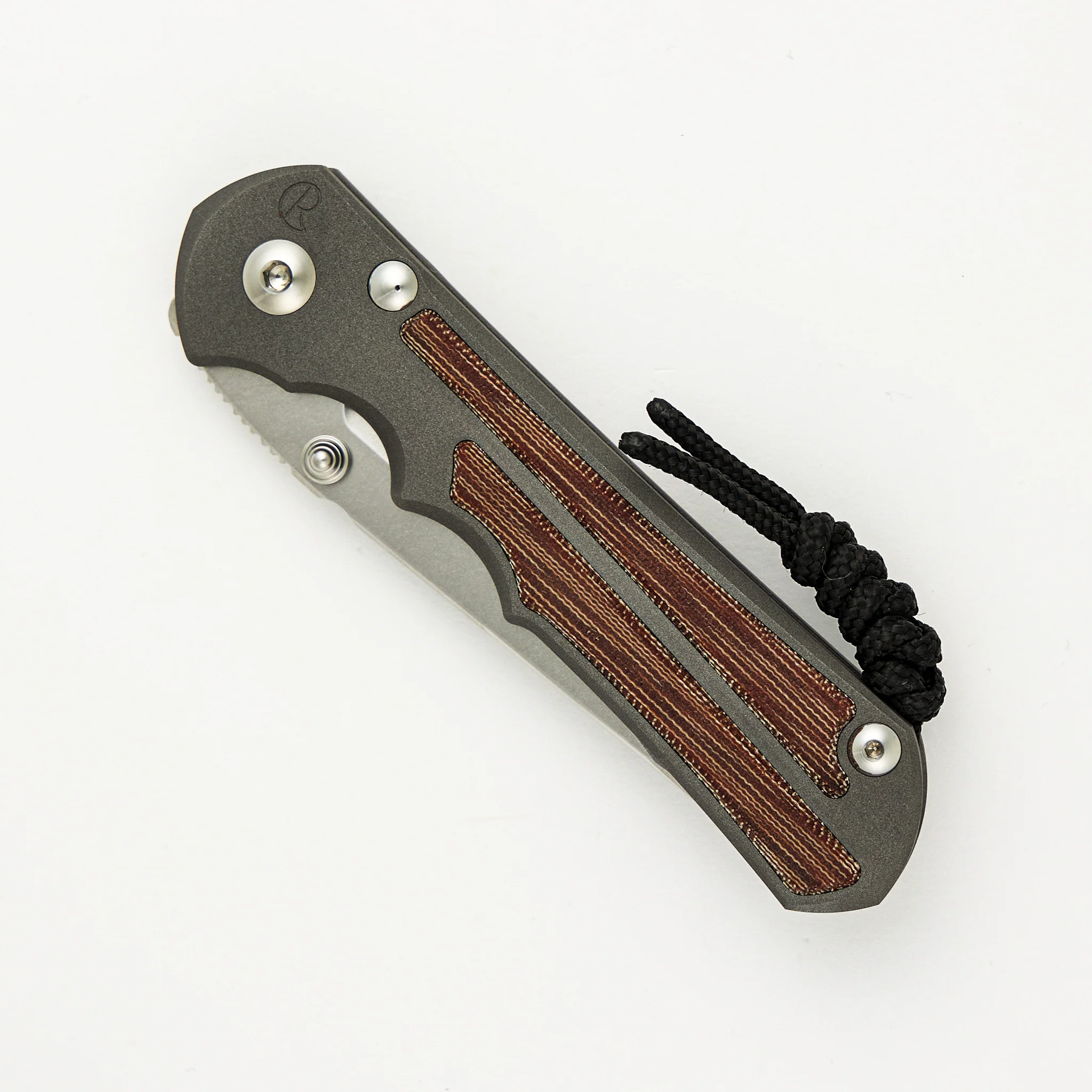 Large Inkosi - Insingo CPM MagnaCut Blade - Natural Canvas Micarta Inlays - Image 3