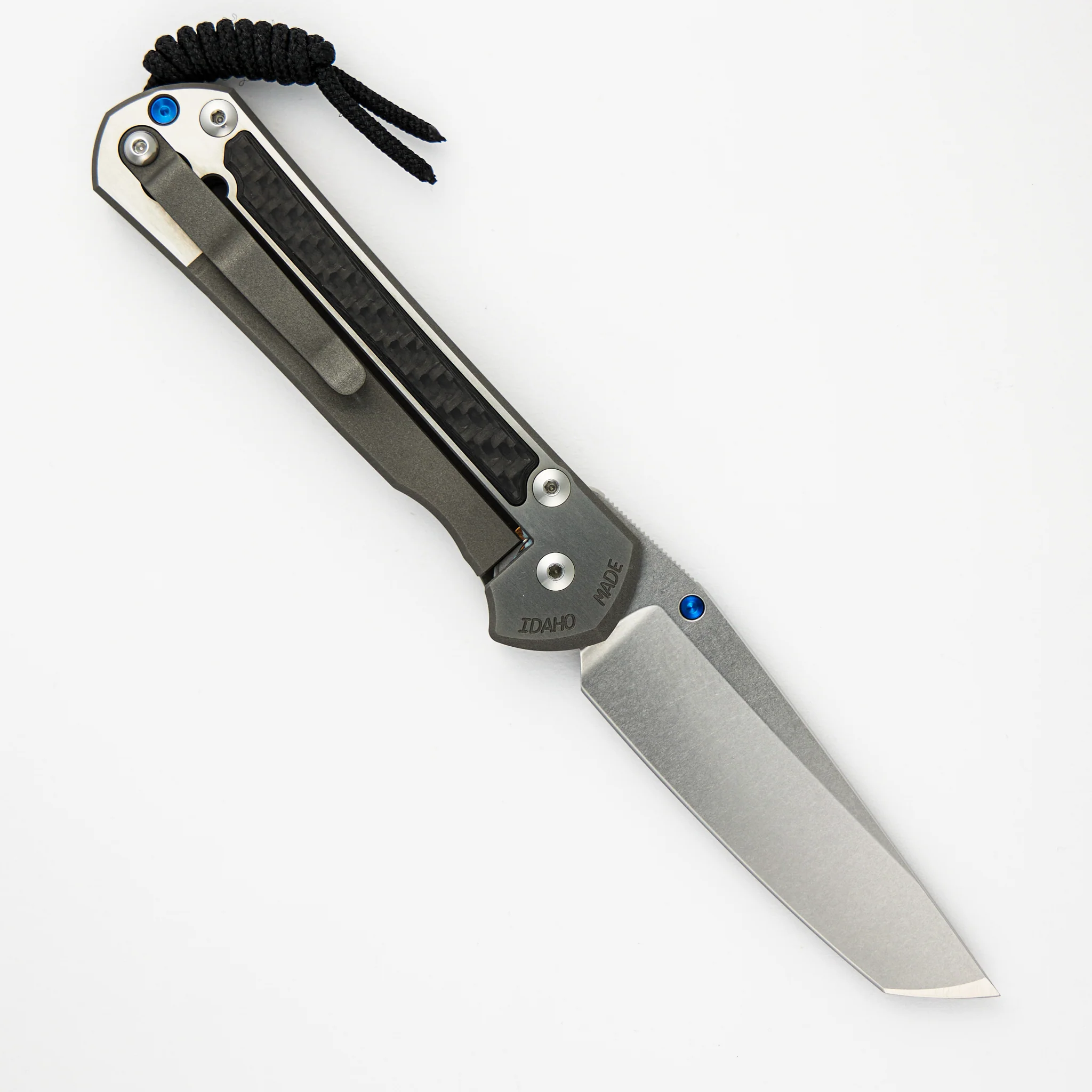Large Sebenza 21 - Carbon Fiber Inlays - Tanto CPM S35VN Blade - Image 2