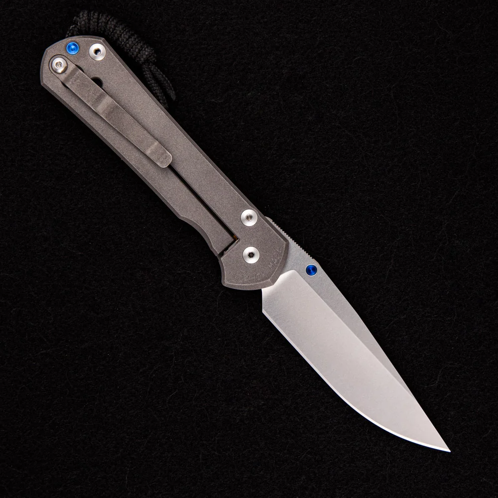 LARGE SEBENZA 31 – BLUE SINGLE THUMB LUG – CPM S35VN BLADE - Image 2