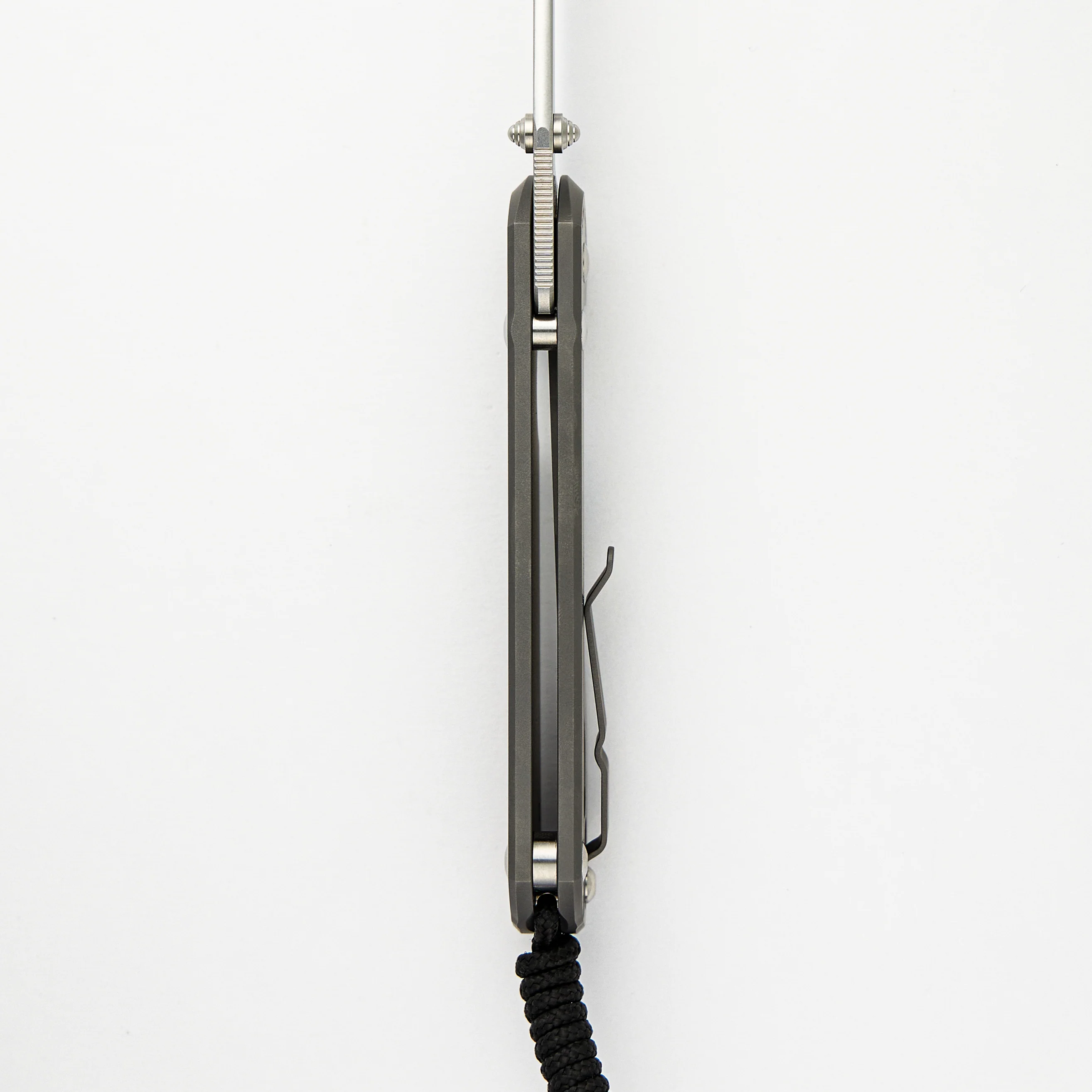 Large Sebenza 31 - Drop Point Polished CPM MagnaCut Blade - Glass Blasted - Silver Double Thumb Lugs - Image 7