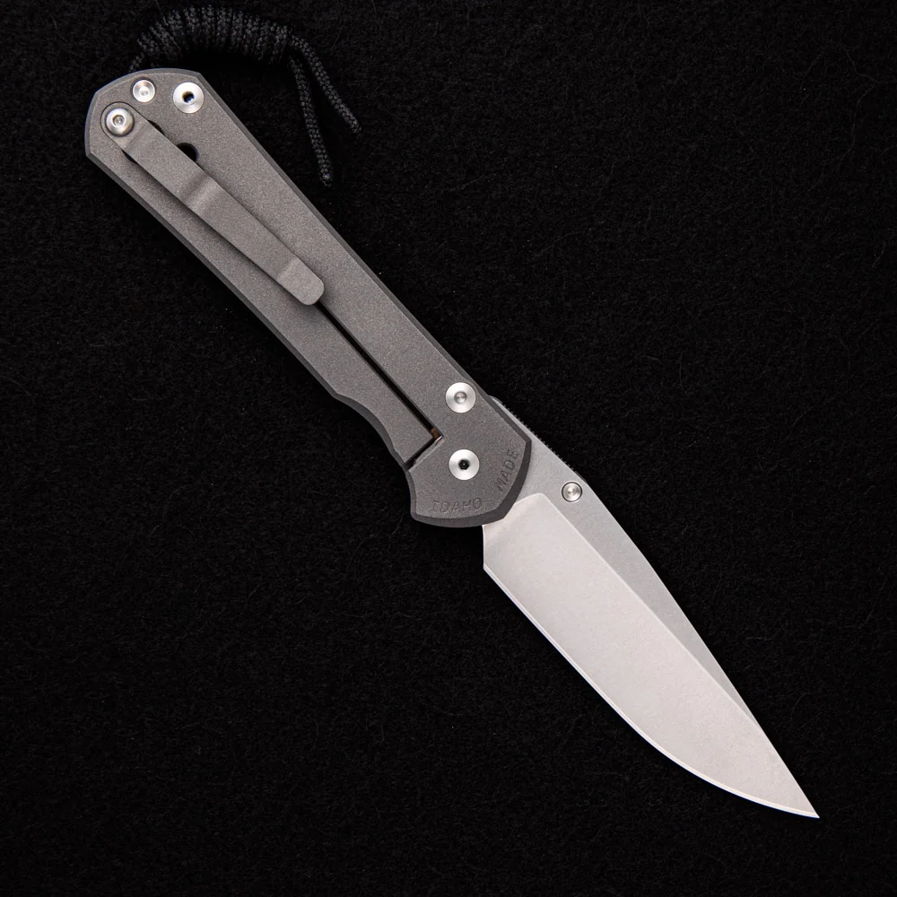 LARGE SEBENZA 31 – SILVER SINGLE THUMB LUG – CPM MAGNACUT BLADE - Image 2