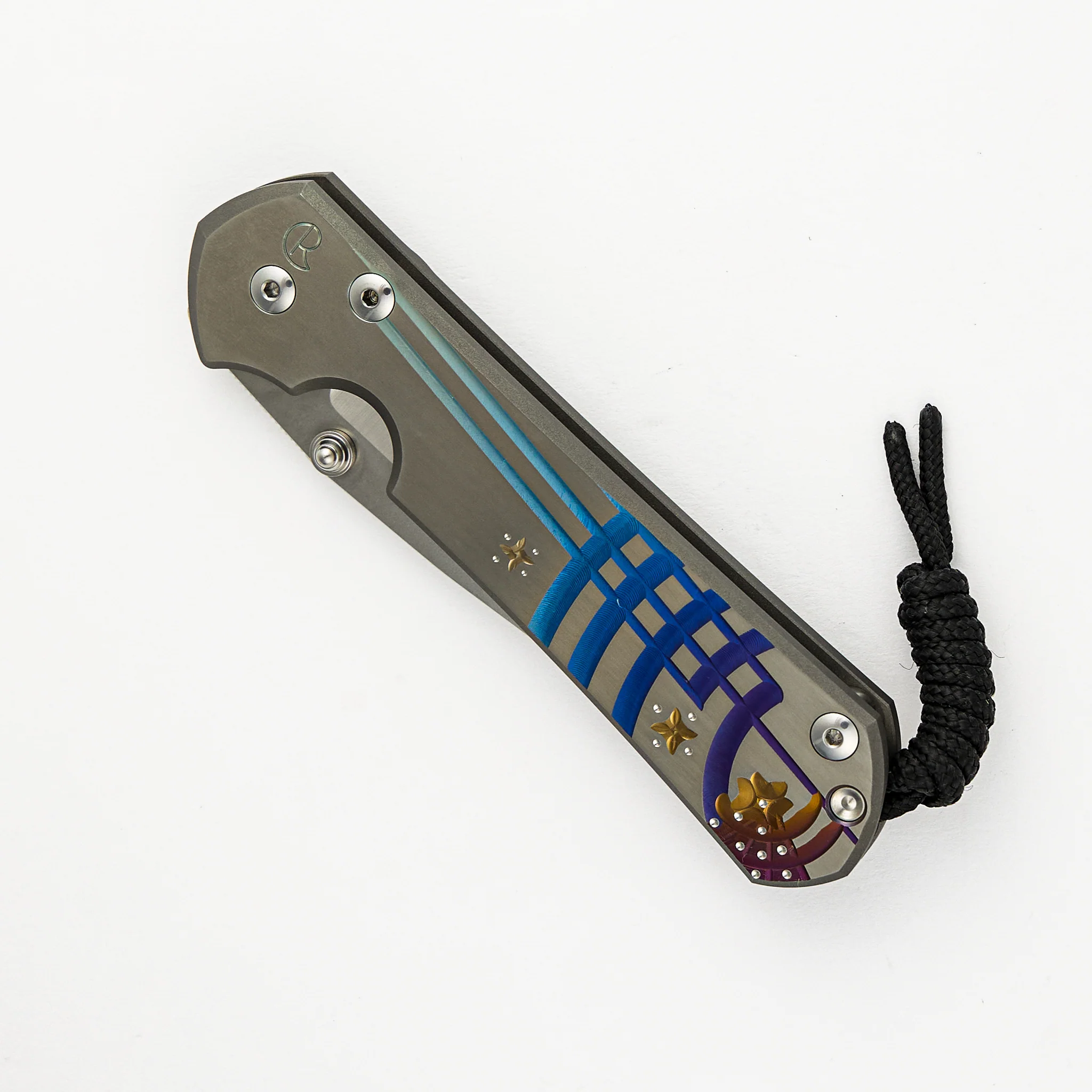 Large Sebenza 31 Unique Graphic - Drop Point CPM S35VN Blade - Image 3
