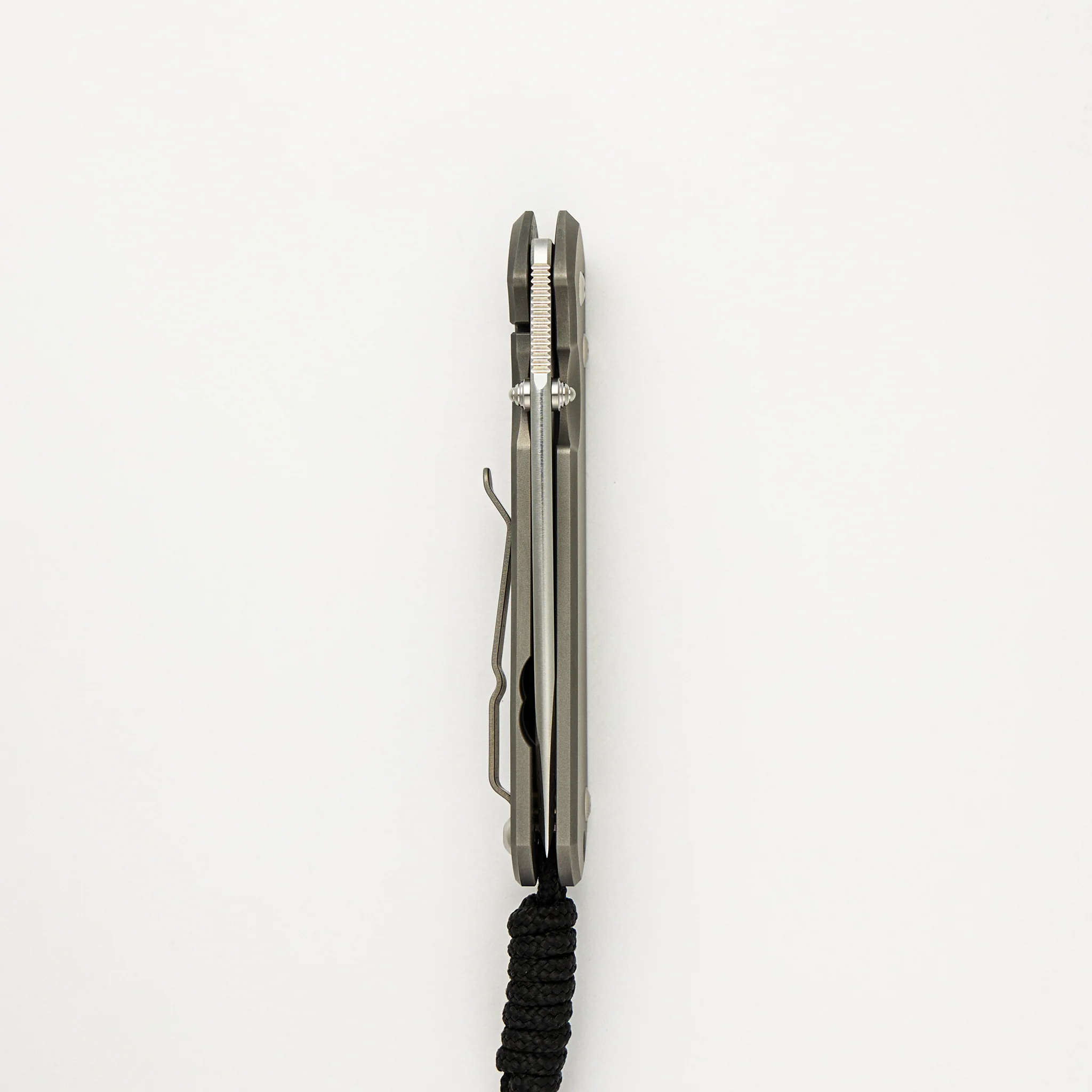 Small Sebenza 31 - Tanto CPM MagnaCut Blade - Glass Blasted - Silver Double Lugs - Image 5