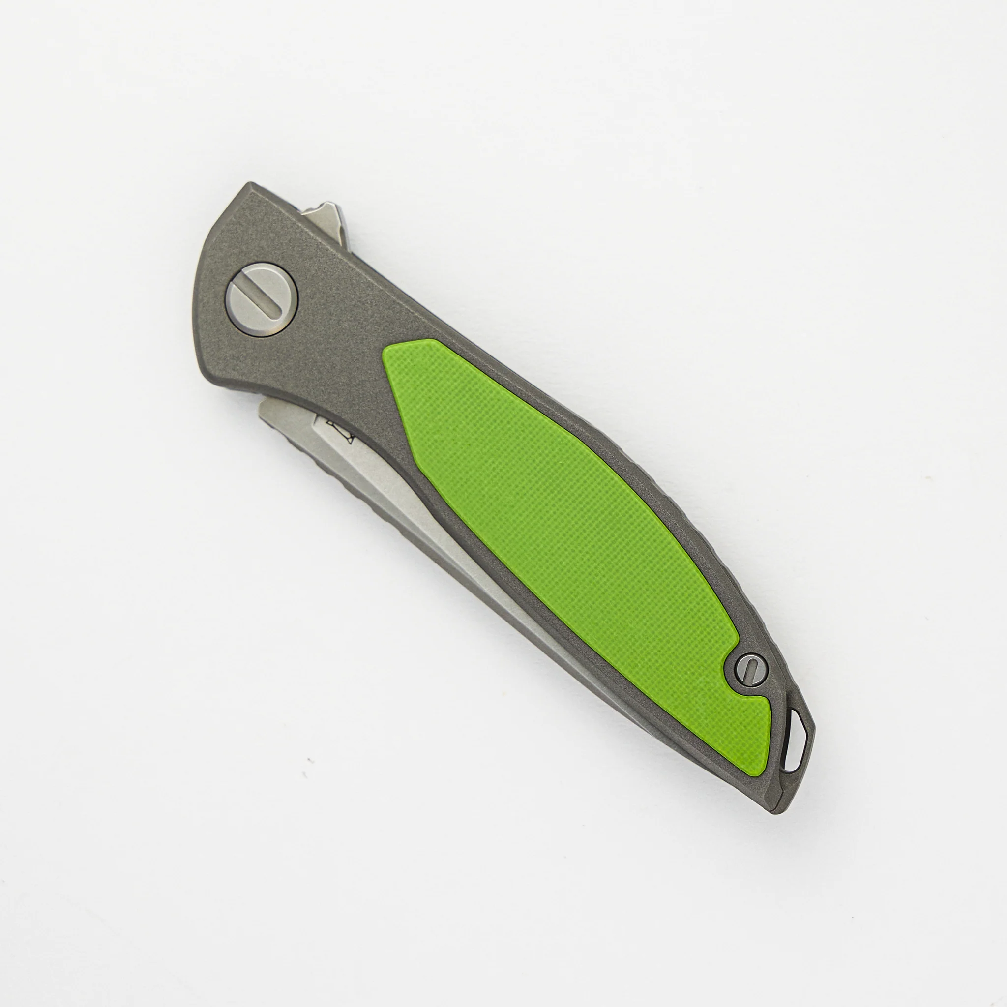 WR Bladeworks Finish "Hydronian" NeOn - M390 Blade - Titanium Handle - MRBS - Image 3