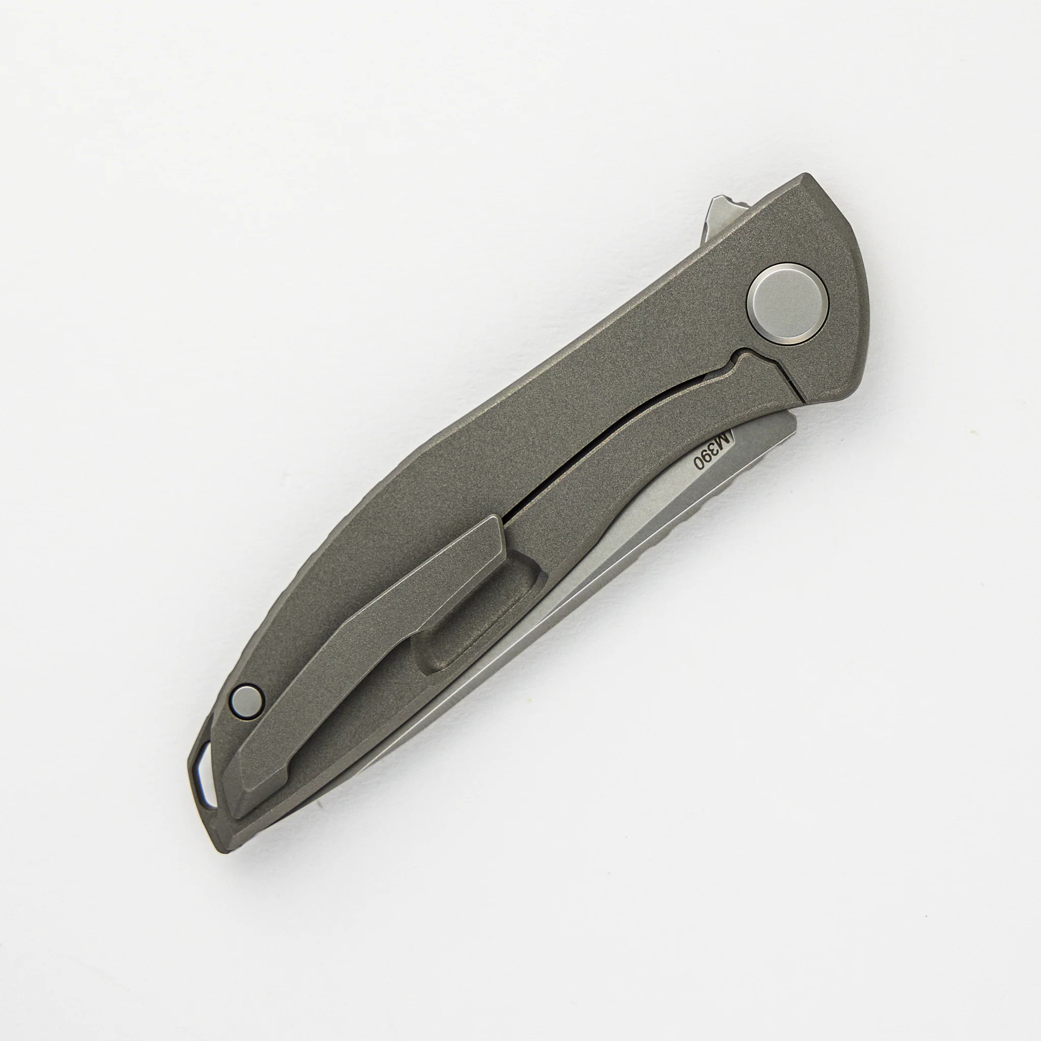 WR Bladeworks Finish "Hydronian" NeOn - M390 Blade - Titanium Handle - MRBS - Image 4