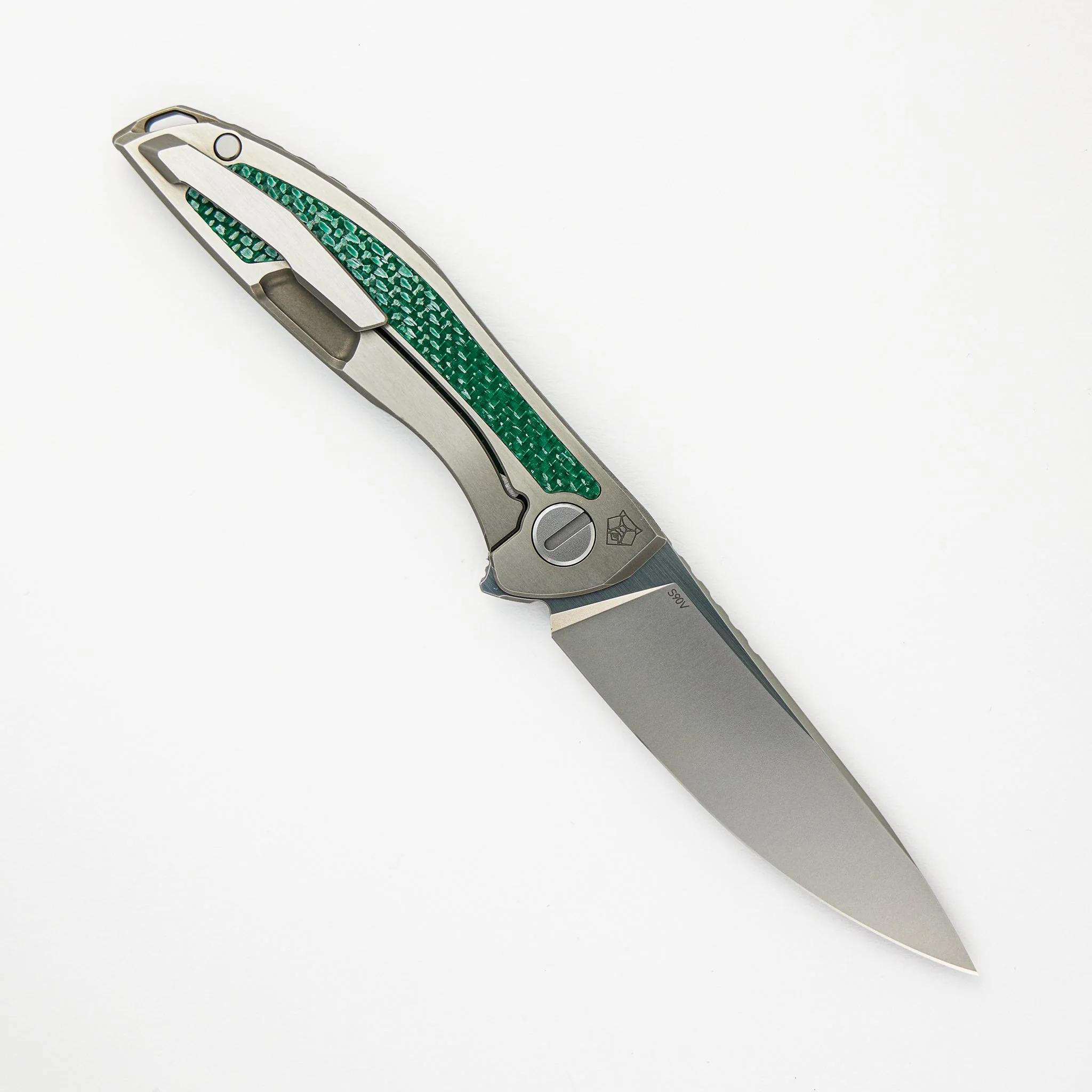 Chris ReeveCollaboration UniHation - Unique Graphic Custom Division - Green Alutex - S90V Blade - MRBS - Image 2