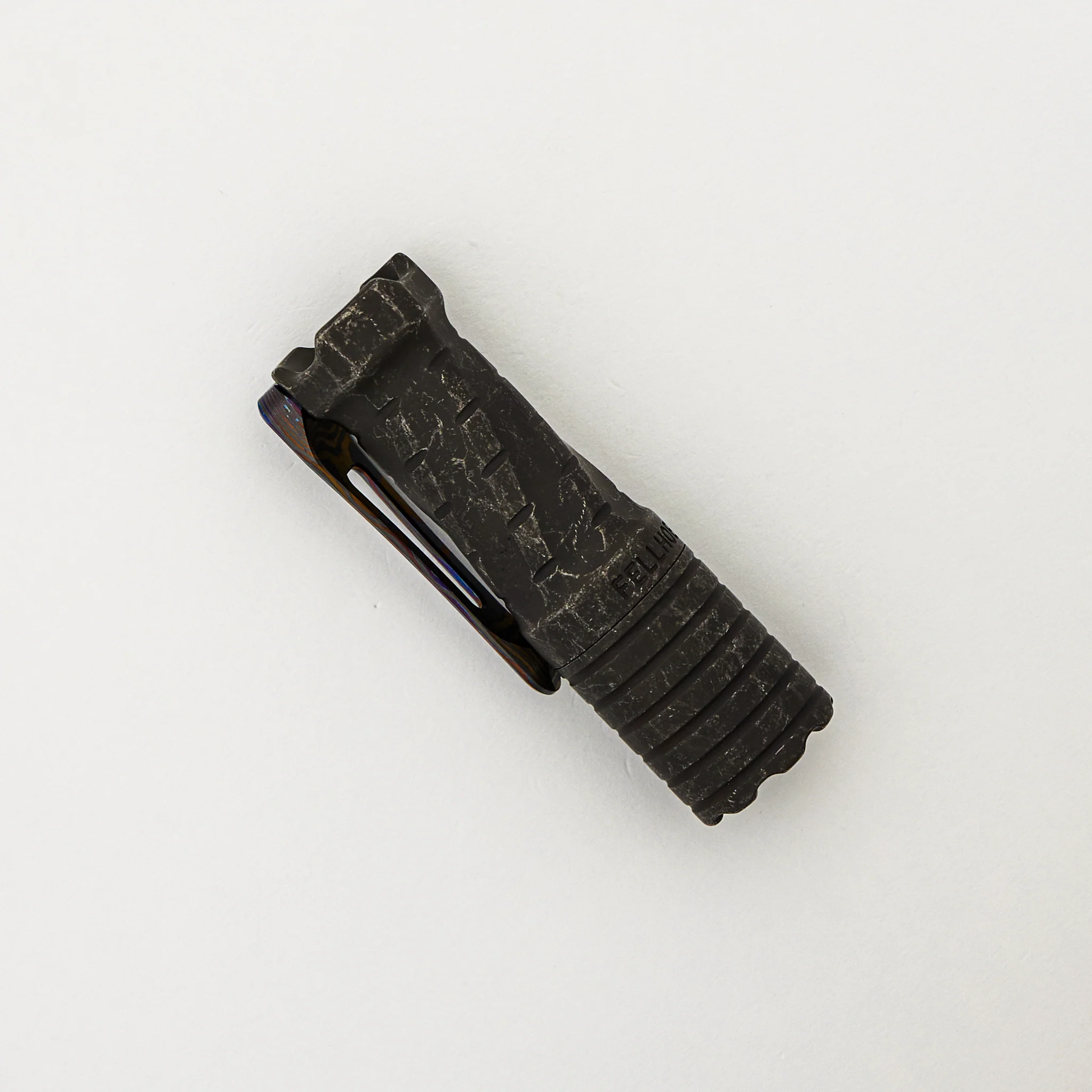 Cptn Axel FTD Custom Flashlight - "Battleground" Titanium - Image 2