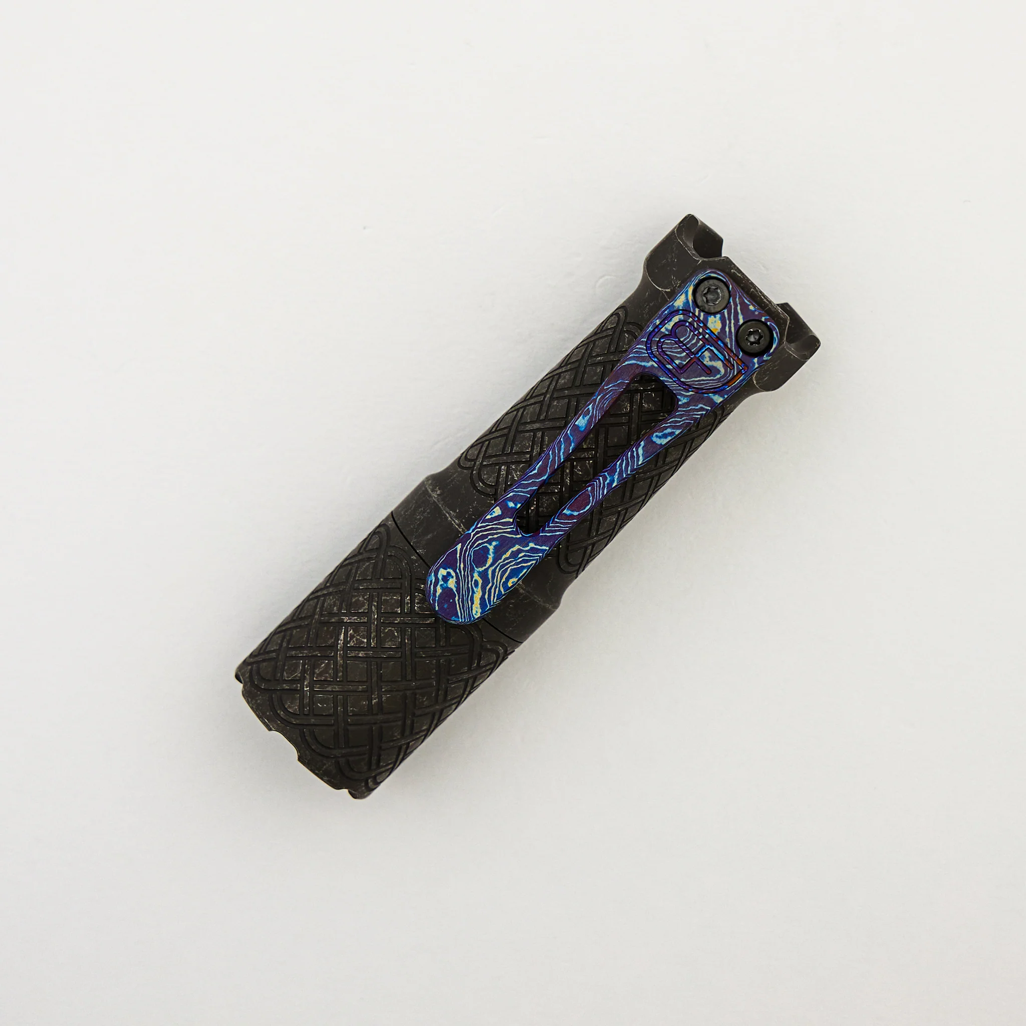 Cptn Axel FTD Custom Flashlight - "Battleground" Titanium