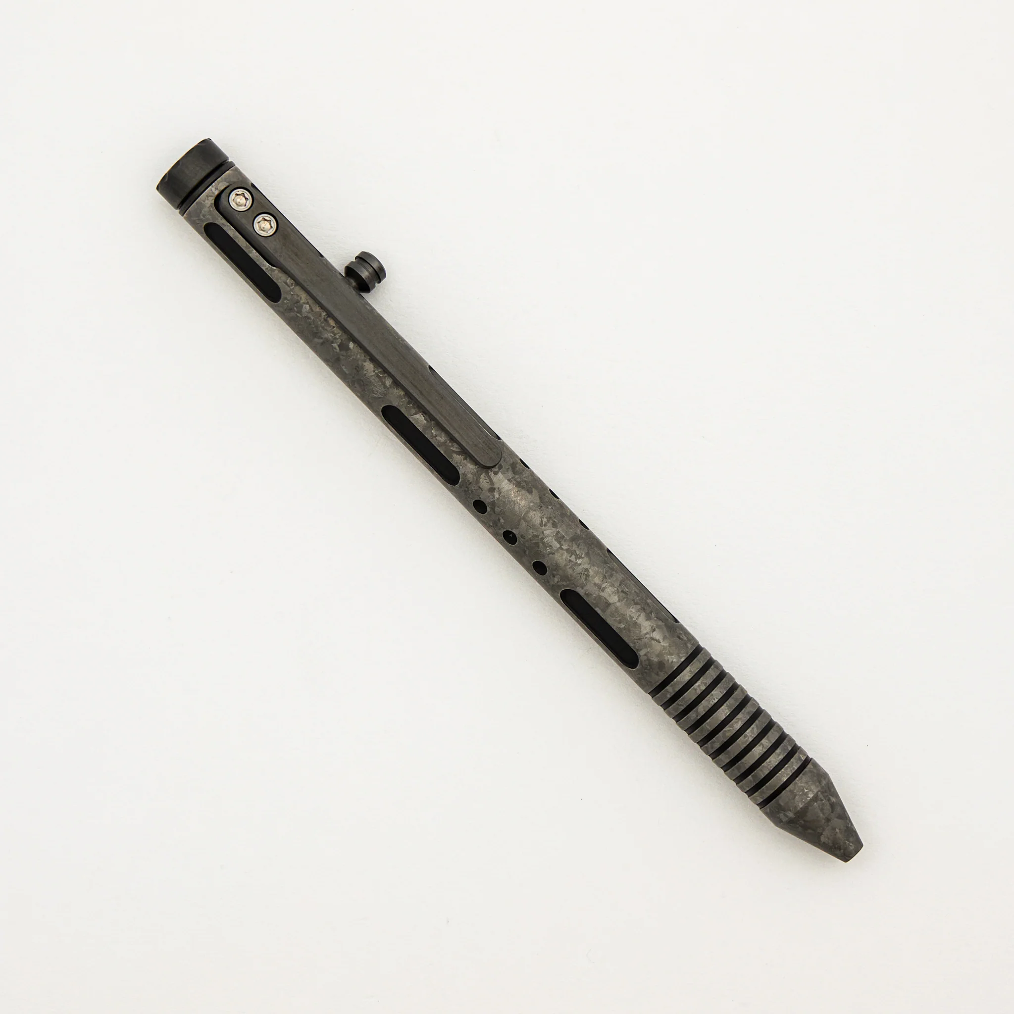 Cptn Axel Full Size TiBolt Pen - CrystalTi Deluxe Tuxedo/Zirconium Accents - Image 2