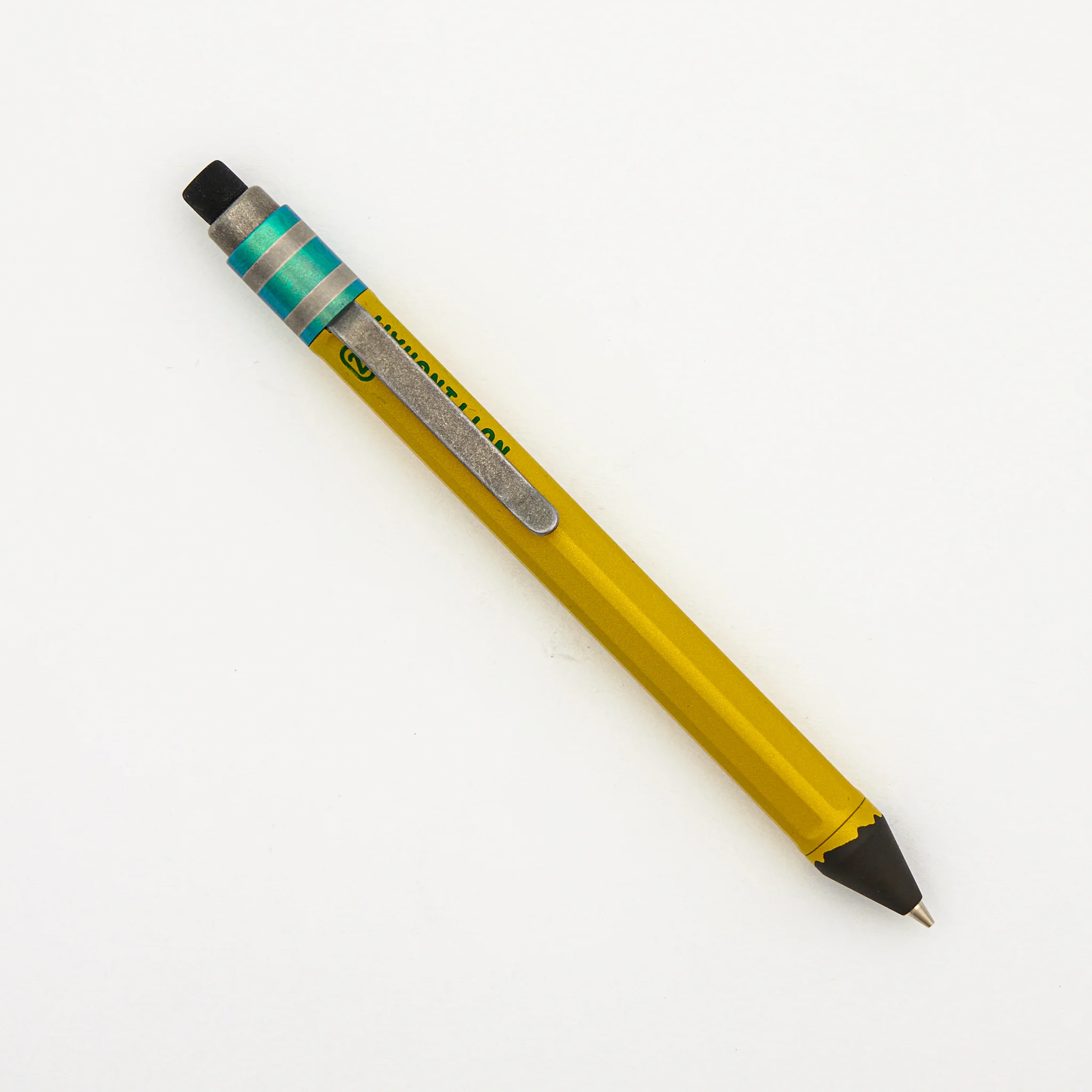 Cptn Axel Leadslinger Pencil - Titanium 7mm Old School Standard Tumbled - Image 2