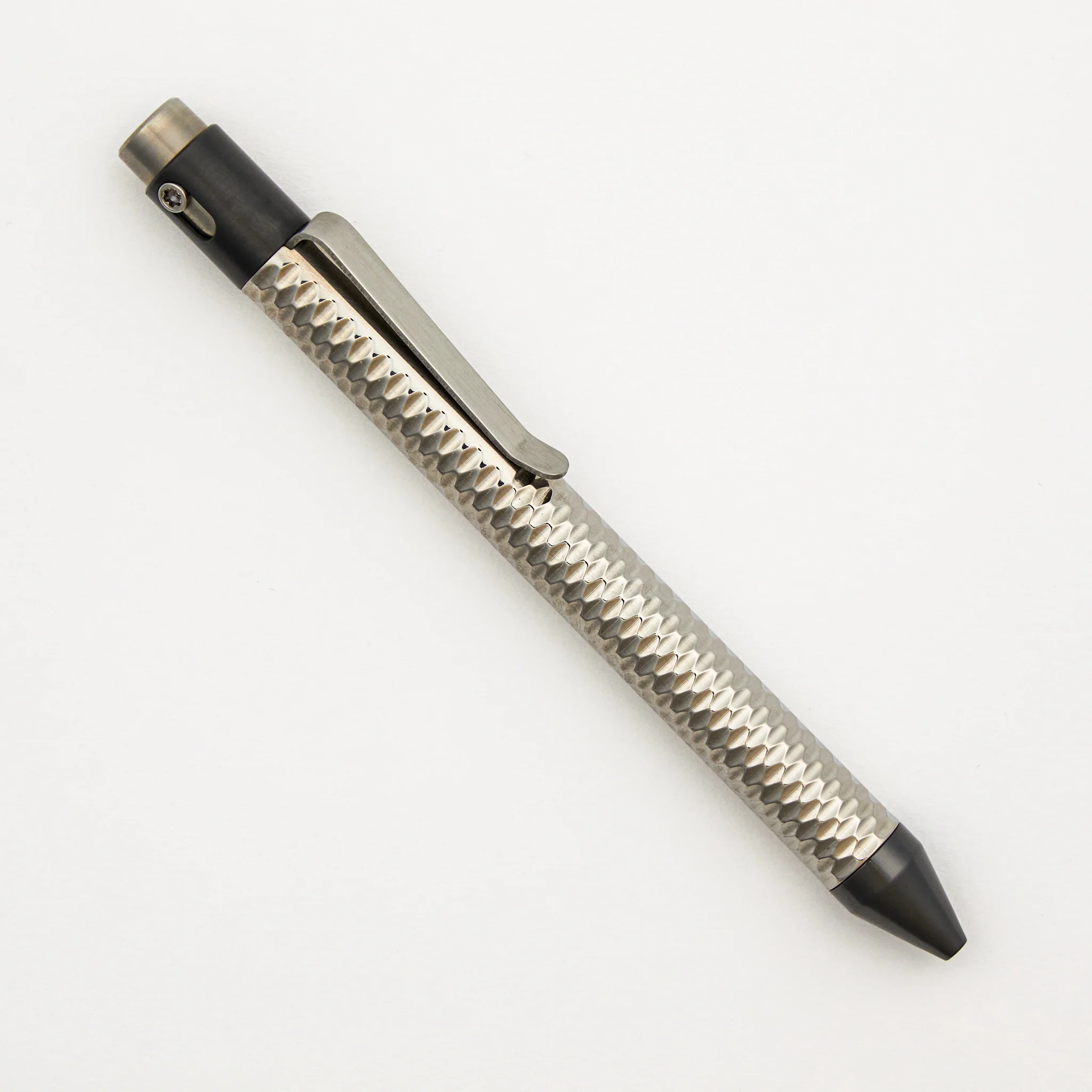 Cptn Axel Tibutton - Titanium Tuxedo Fully Carved High Polish W/ Zirc Hardware - Image 2