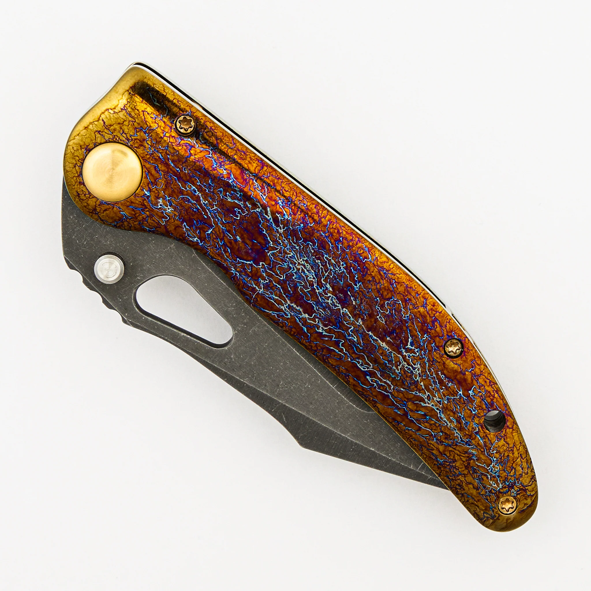 Damjan Knives Saurus Ti - Flamed - Image 3