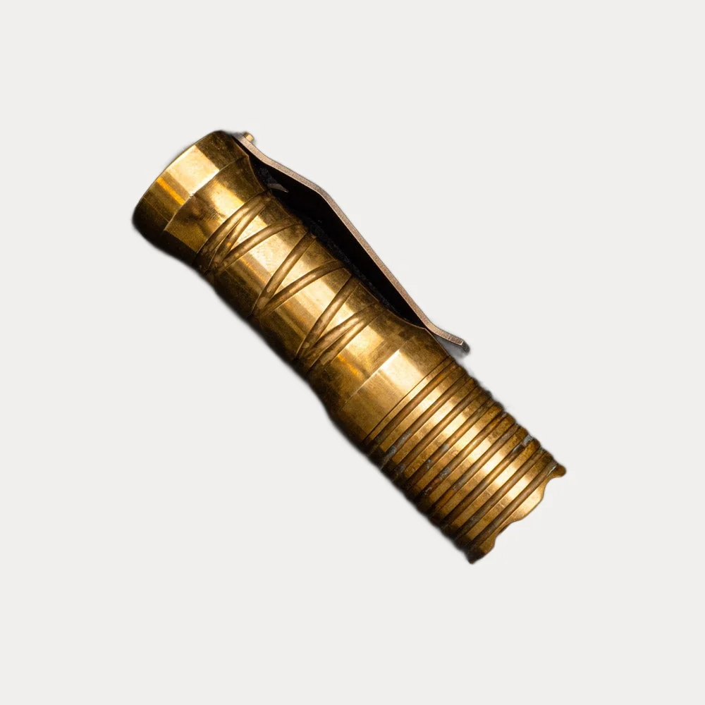 Brass Huckleberry Flashlight - Image 3