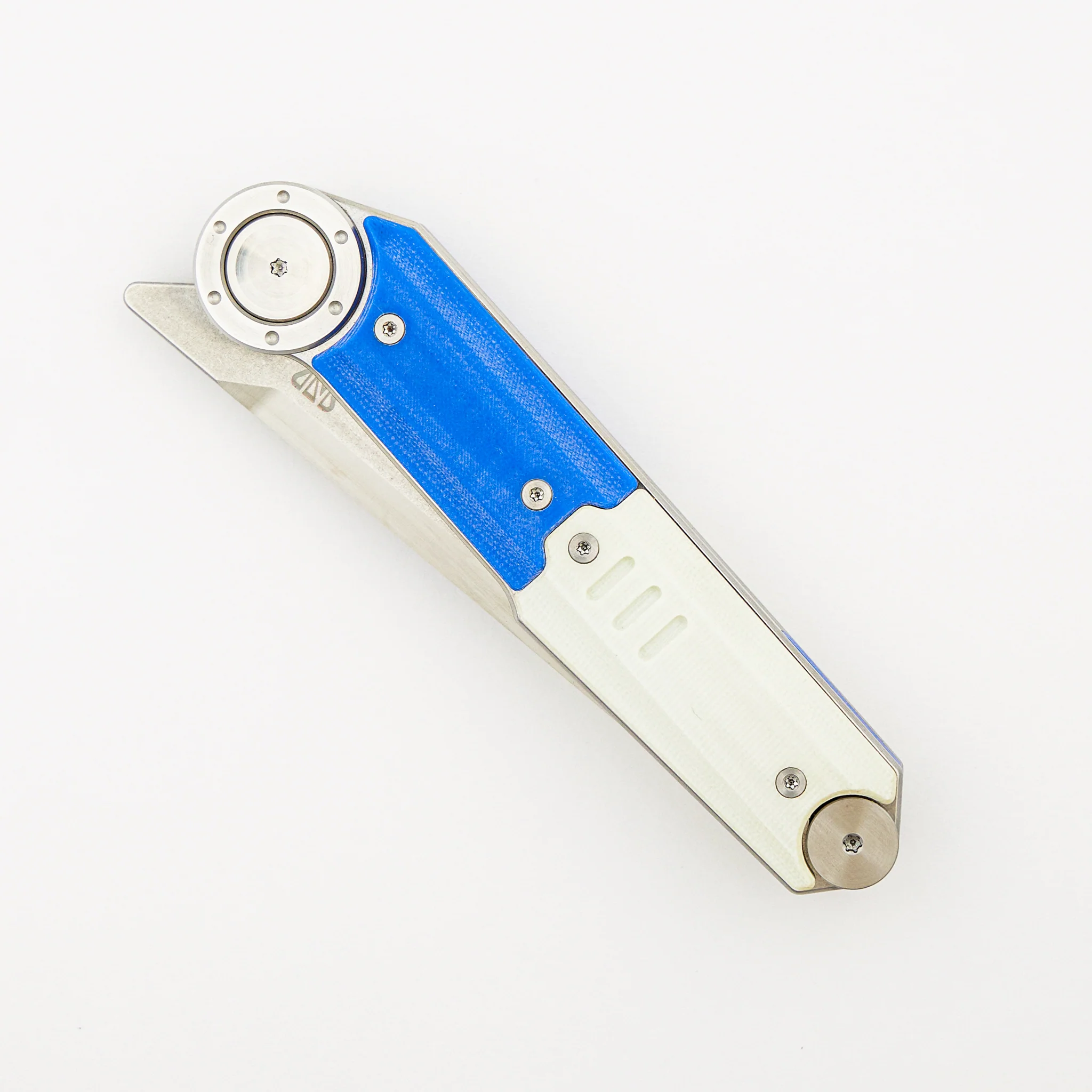 DG-23 - Blue & White G10 Handle - Image 3