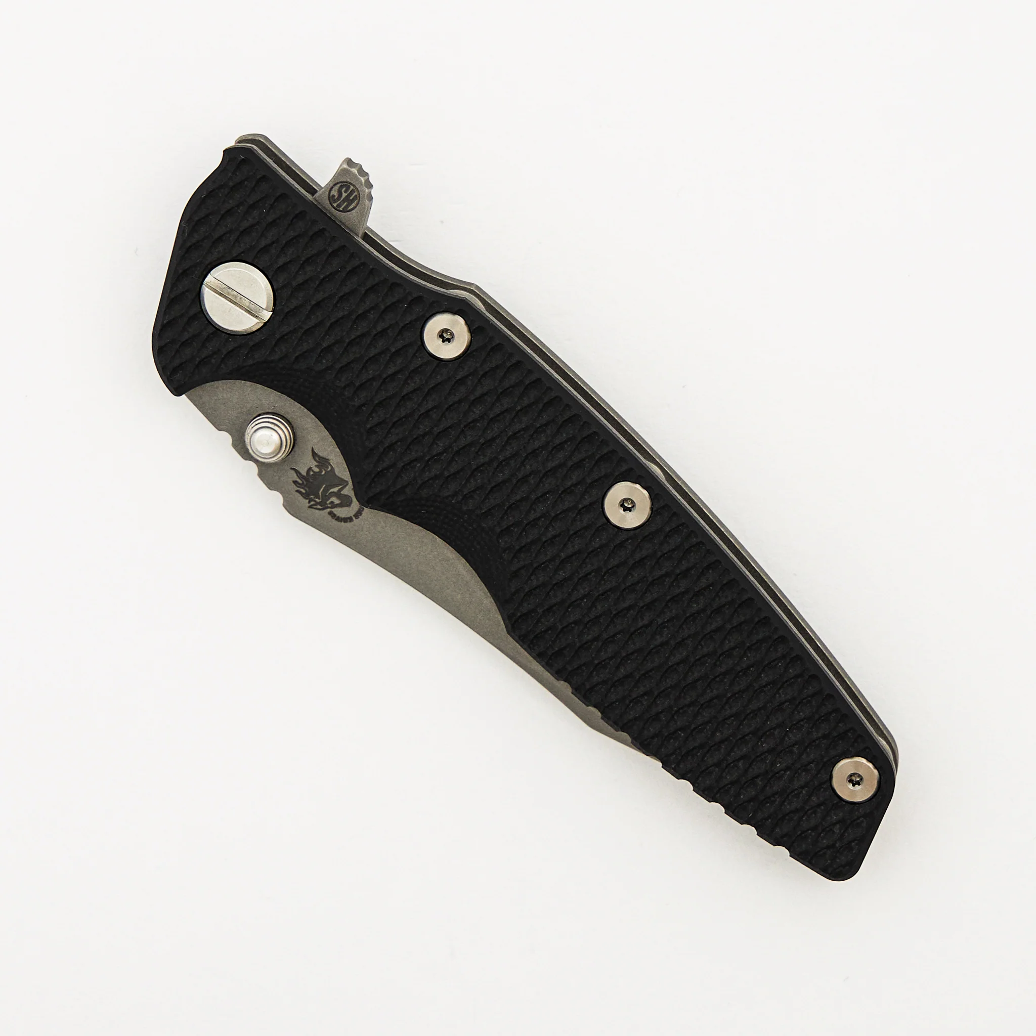 Eklipse 3.5" - MagnaCut Skinny Slicer - Hollow Grind - Tri-Way - Working Finish - Black G10 - Image 3