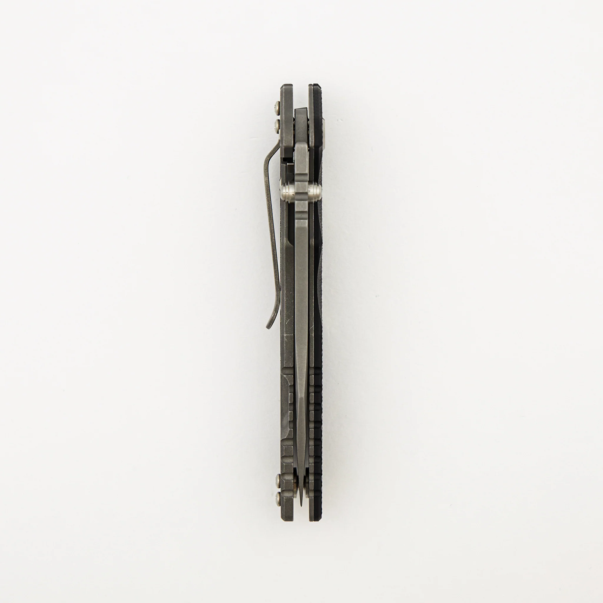 Eklipse 3.5" - MagnaCut Skinny Slicer - Hollow Grind - Tri-Way - Working Finish - Black G10 - Image 5