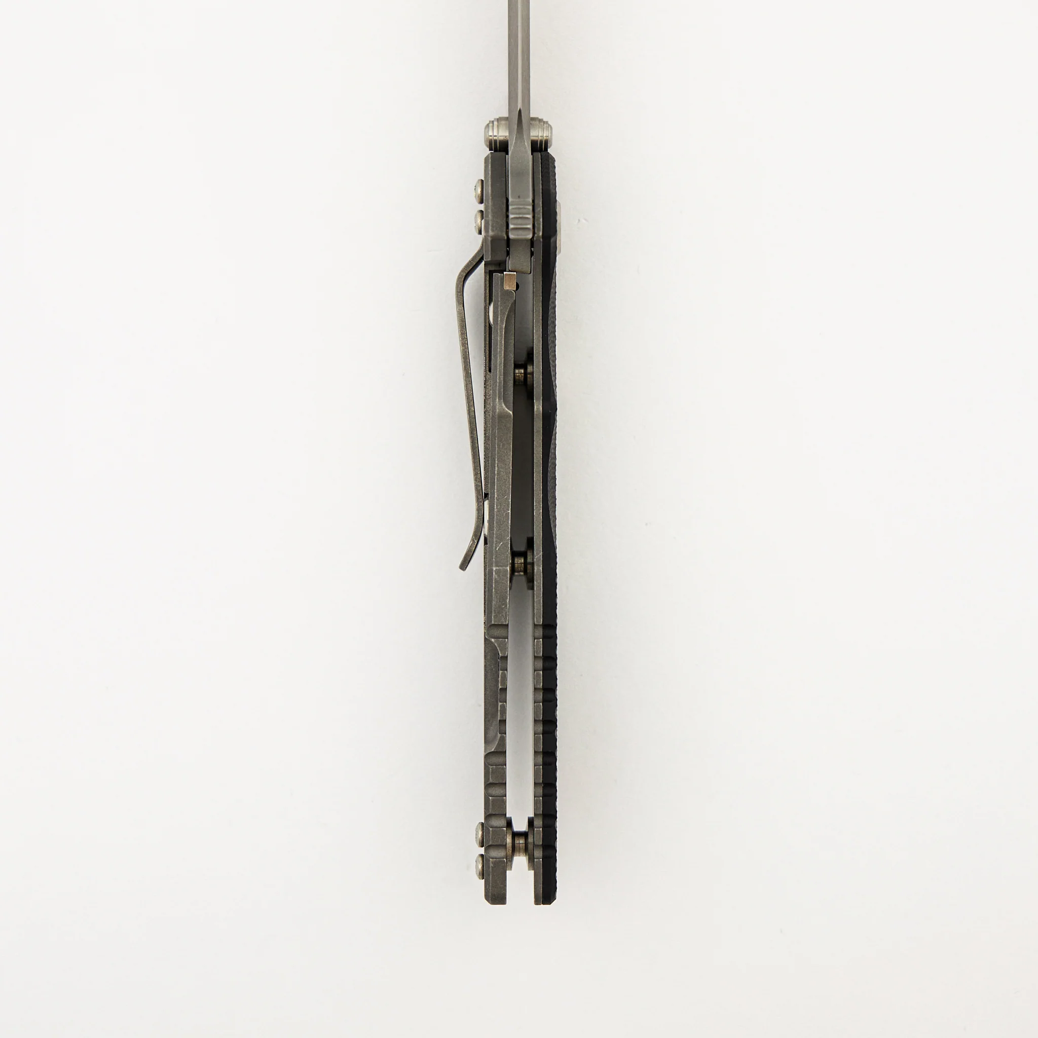 Eklipse 3.5" - MagnaCut Skinny Slicer - Hollow Grind - Tri-Way - Working Finish - Black G10 - Image 6