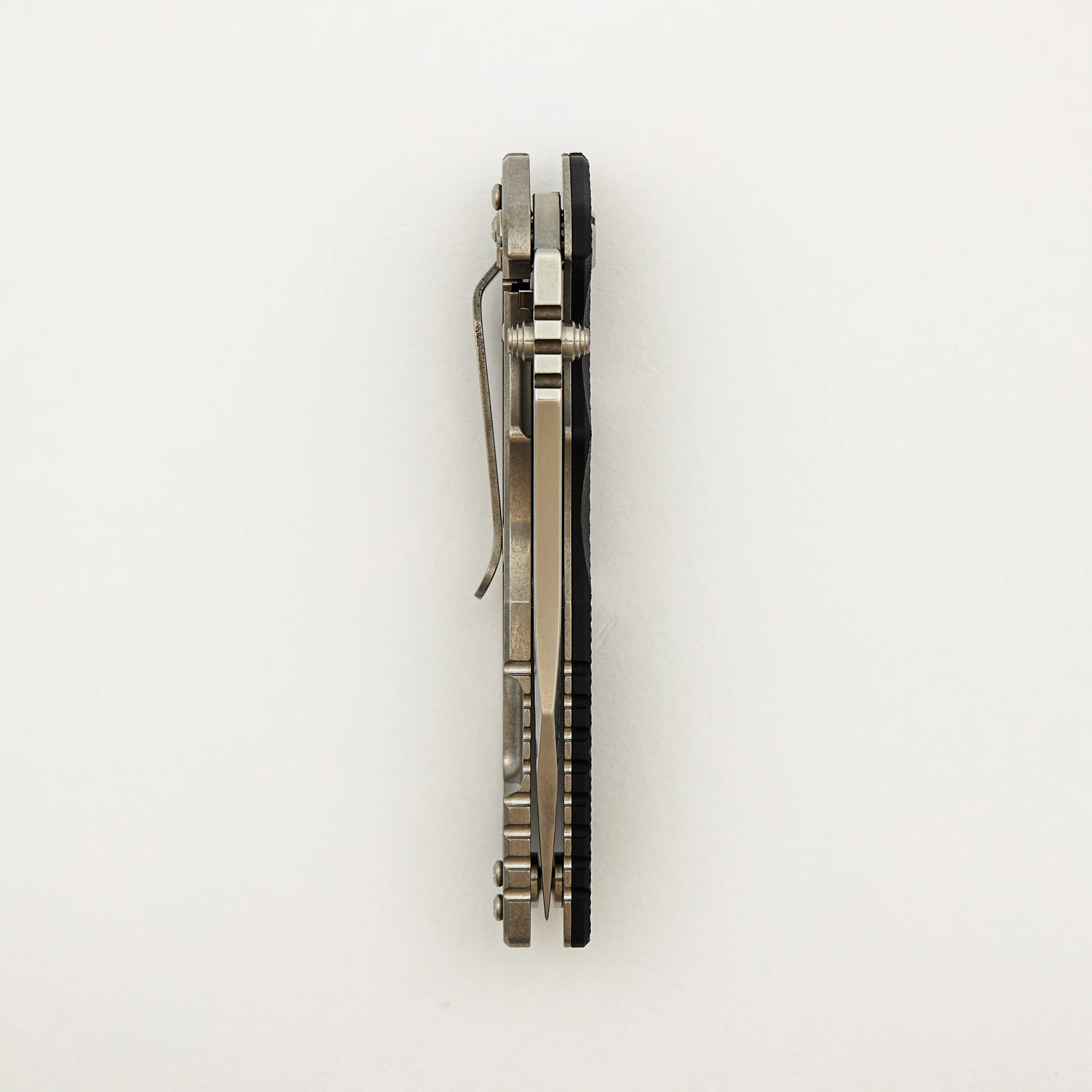 Eklipse 3.5" - S45VN Slicer - Hollow Grind - Tri-Way - Stonewash - Black G10 - Image 5