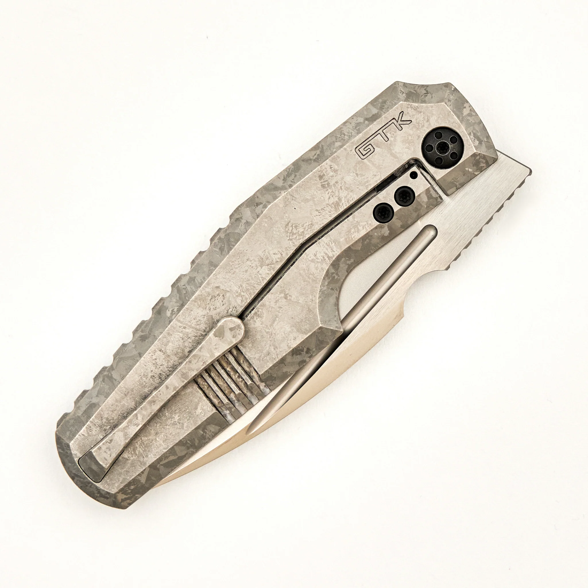 Elementak - M398 Blade - CrystalTi Handle (Thomas Gony Design) - Image 4