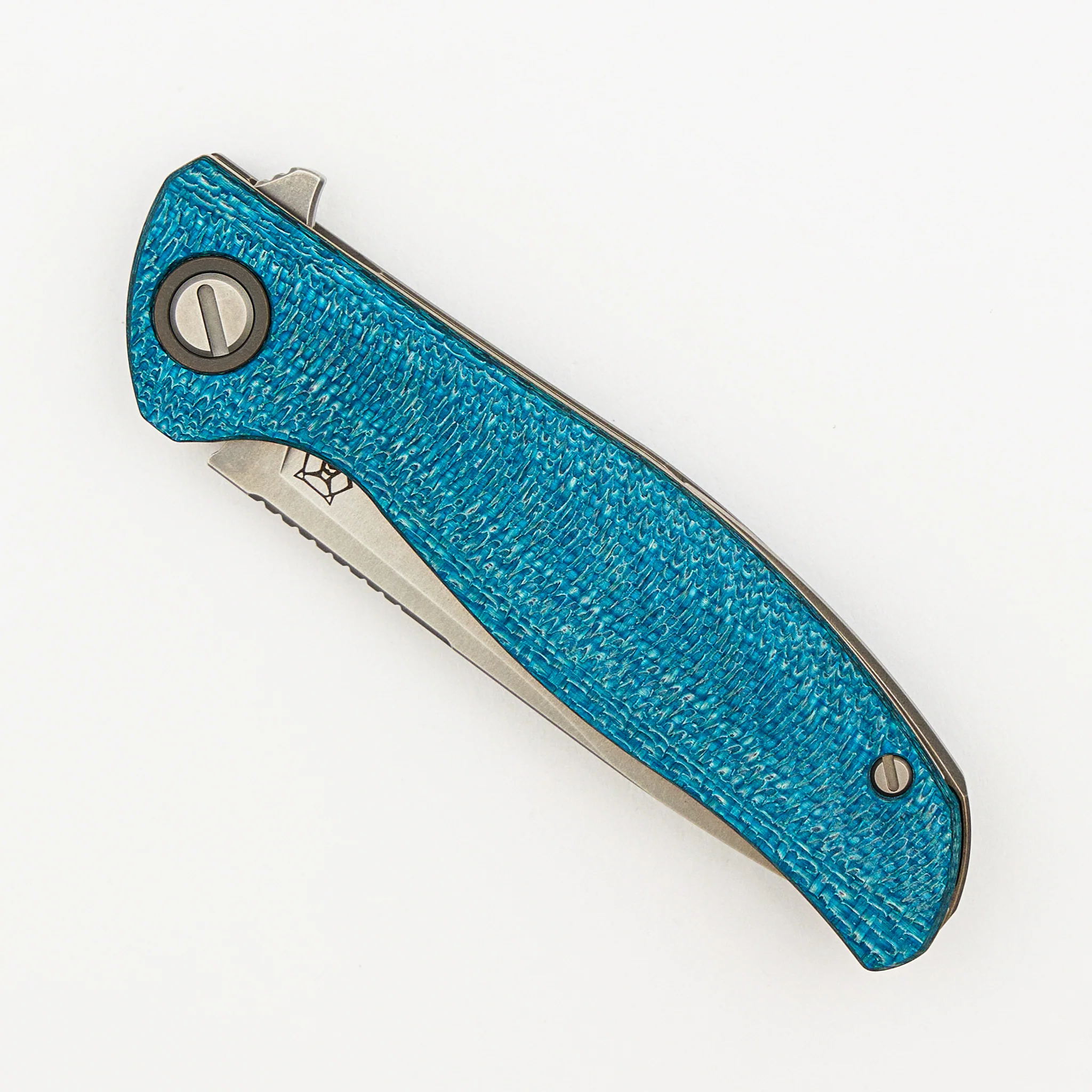 F3 - Elmax Blade - Aquamarine Alutex Handle - MRBS - Image 3