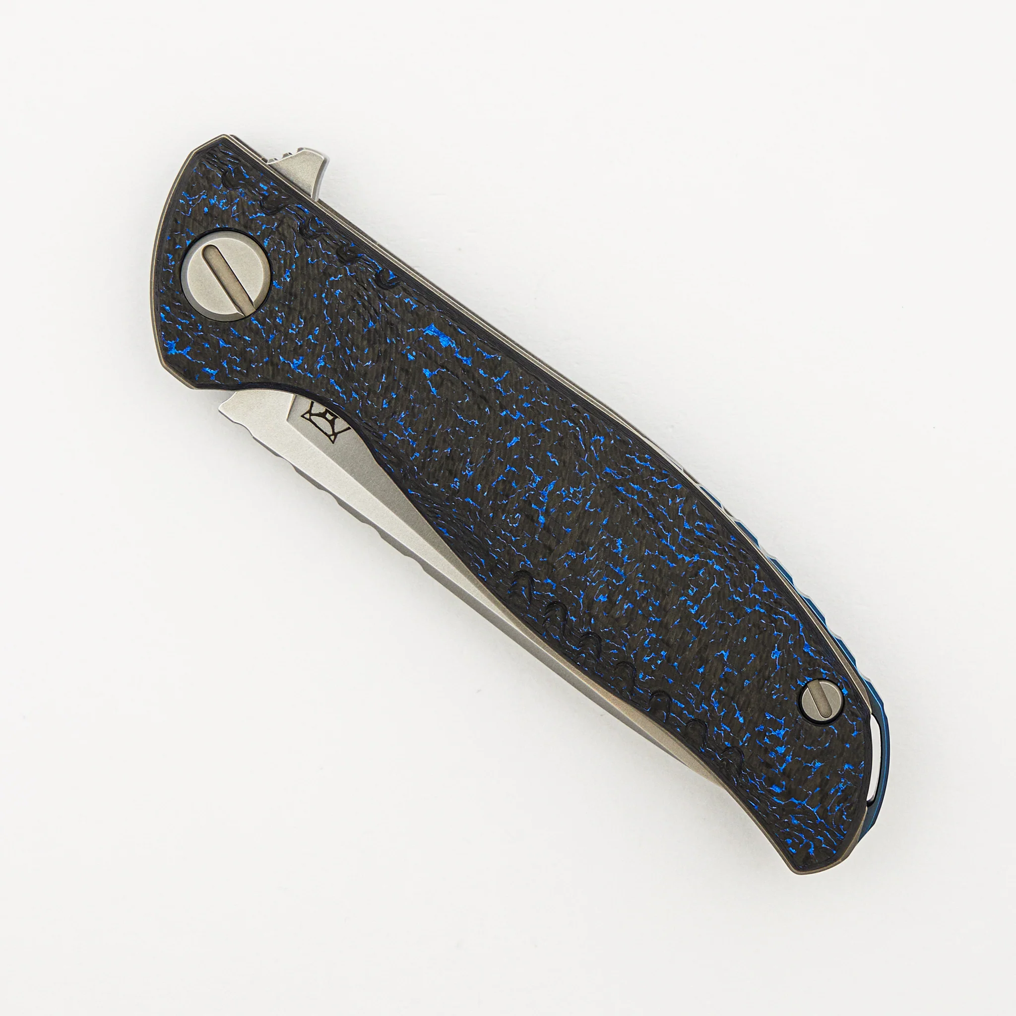 F3 NS - M390 Blade - Blue Carbon Fiber Handle - MRBS - Image 3