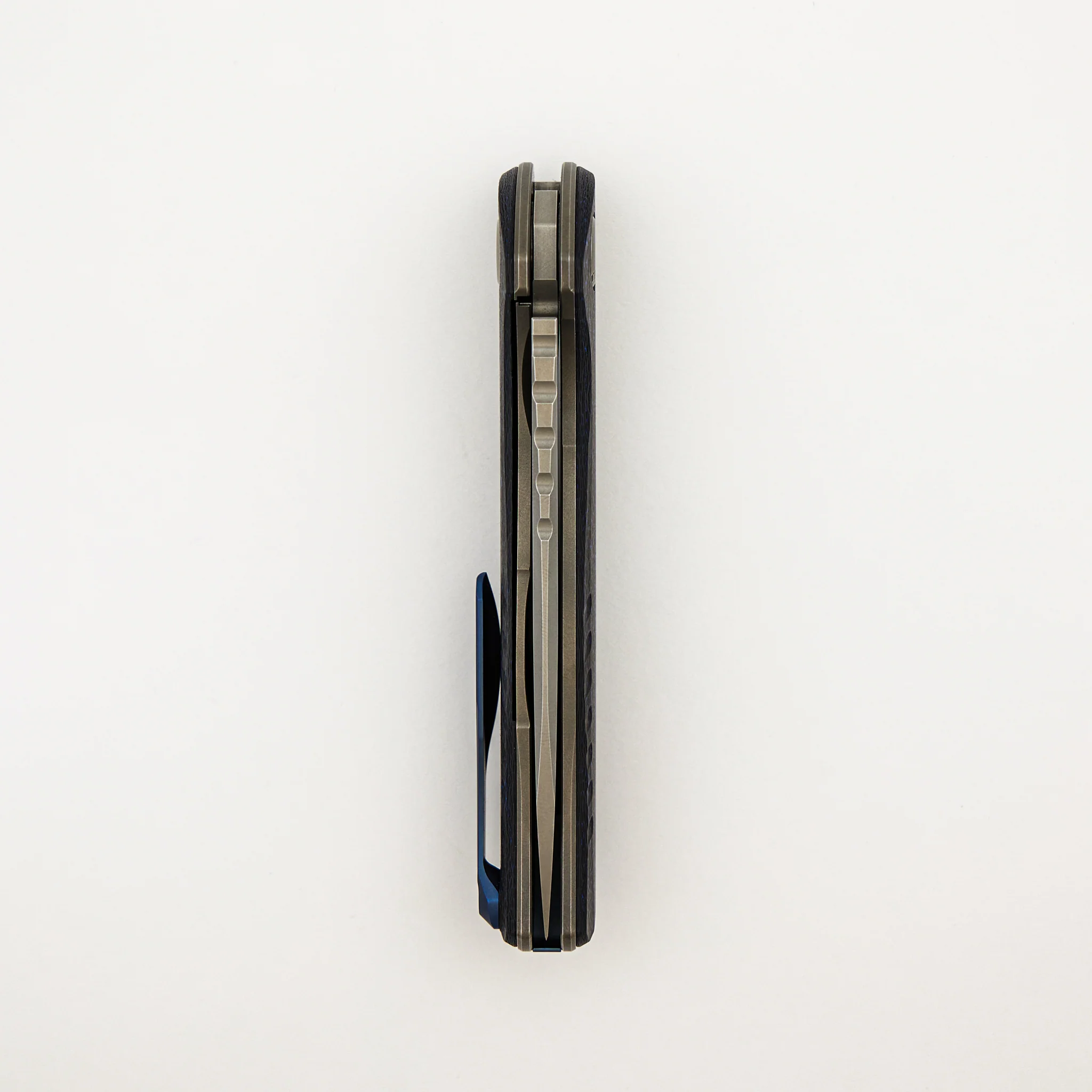 F3 NS - M390 Blade - Blue Carbon Fiber Handle - MRBS - Image 5