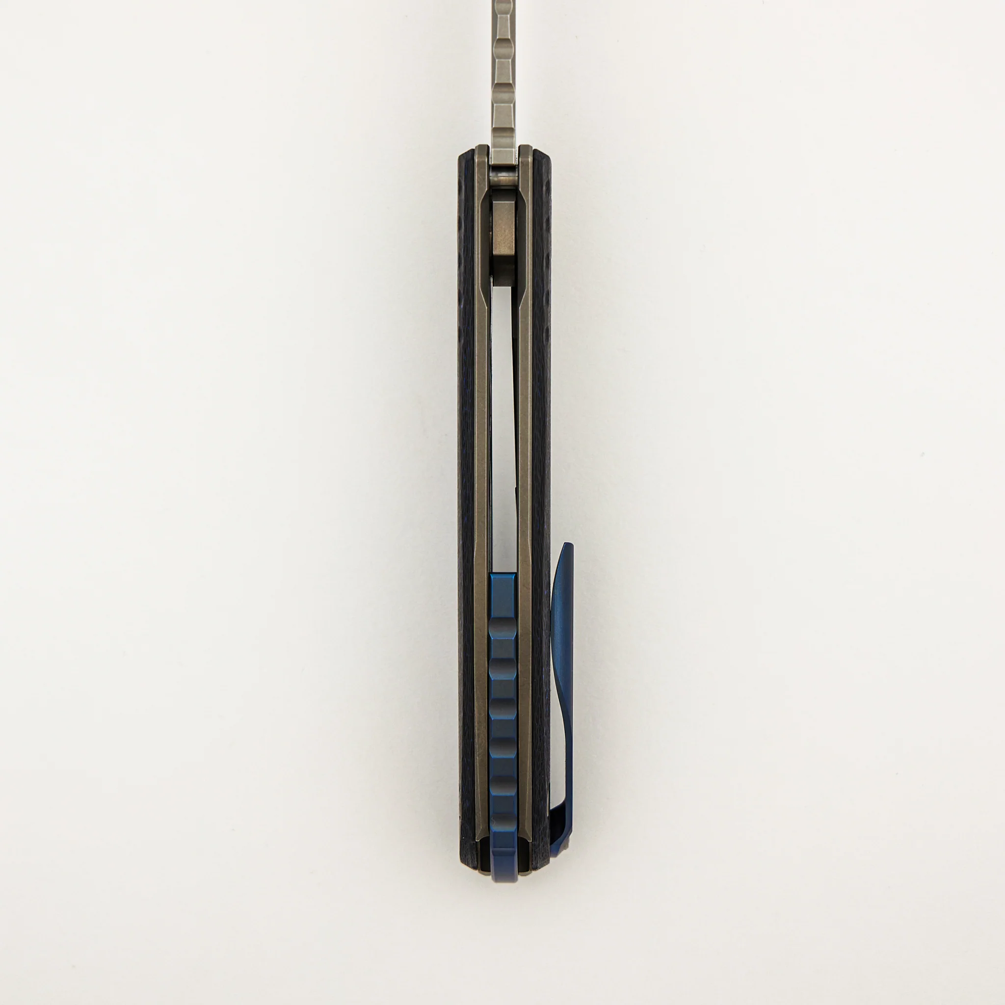 F3 NS - M390 Blade - Blue Carbon Fiber Handle - MRBS - Image 7