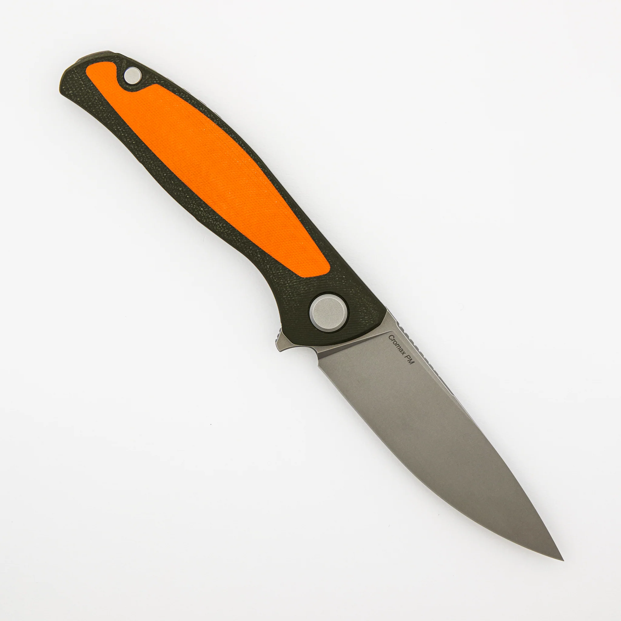 F3 Outdoor - Special Edition - Cromax PM Blade - Green/Orange G10 Handle - MRBS - Image 2