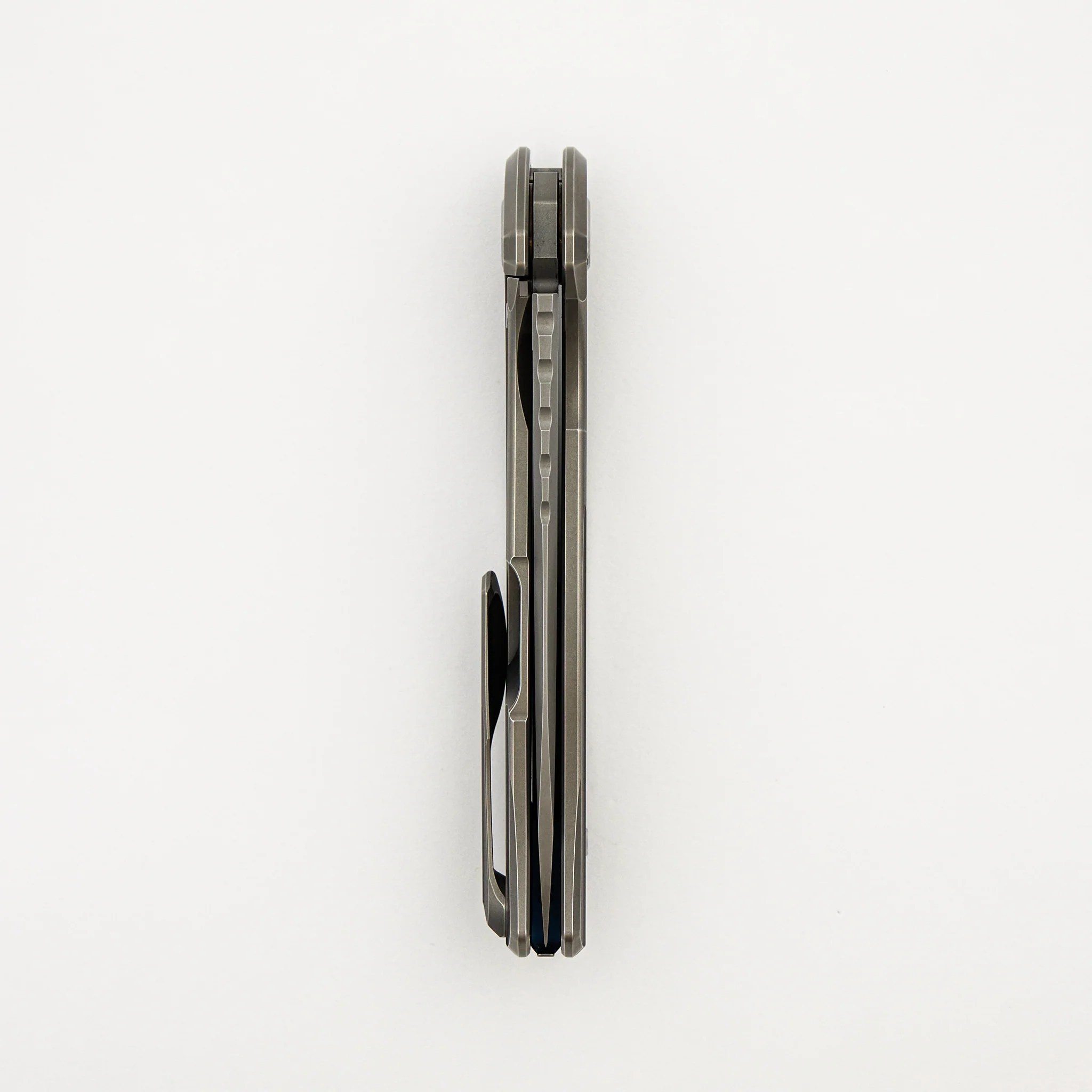 F95 Braces - S90V Blade - Titanium Handle - Blue Accents - Washers - Image 5