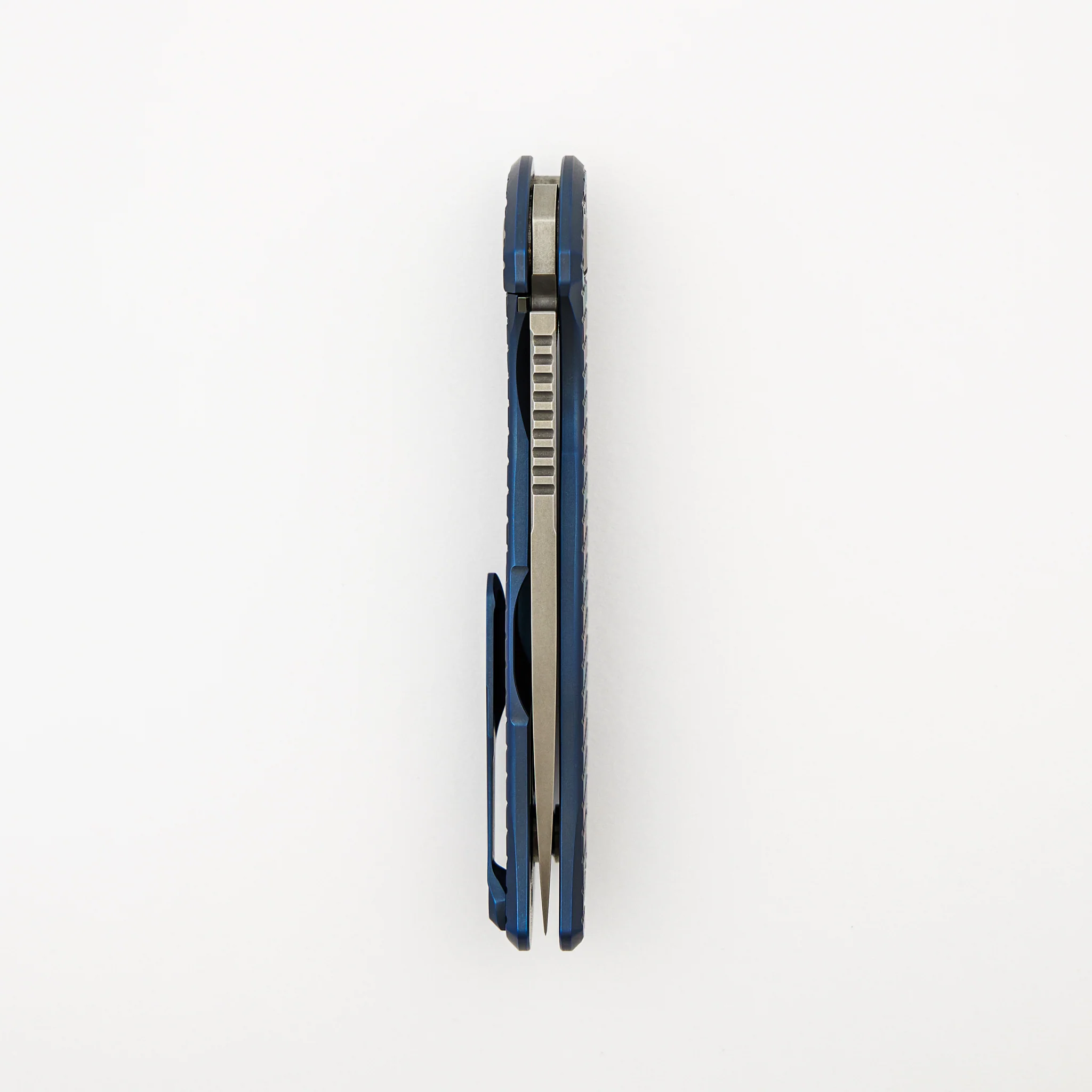 F95 Frag Pattern - Blue Titanium Handle - M390 Blade - MRBS - Image 5
