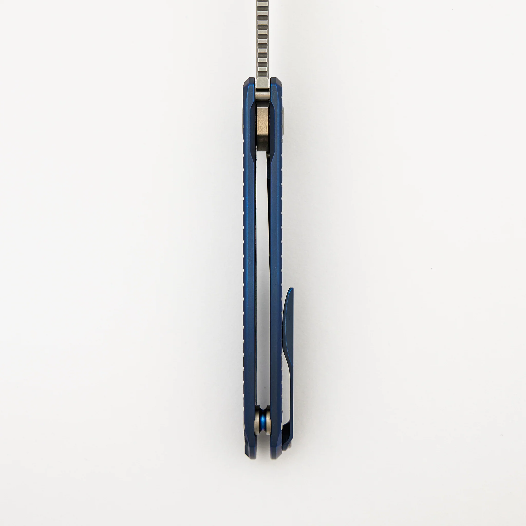 F95 Frag Pattern - Blue Titanium Handle - M390 Blade - MRBS - Image 7