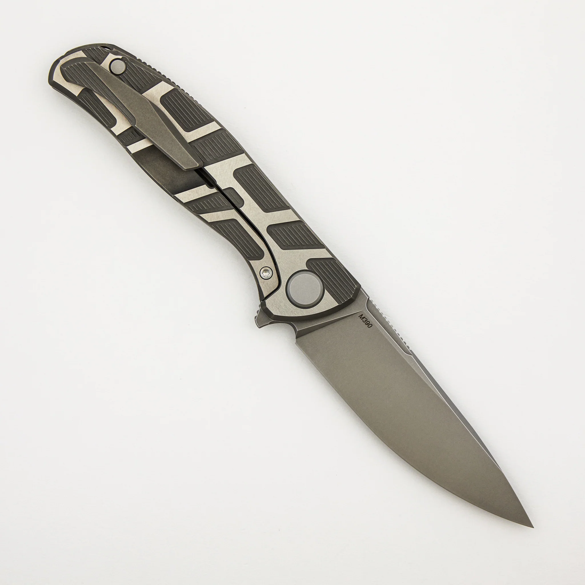 F95 T Pattern Gen. 4 - Titanium Handle - M390 Blade - MRBS - Image 2