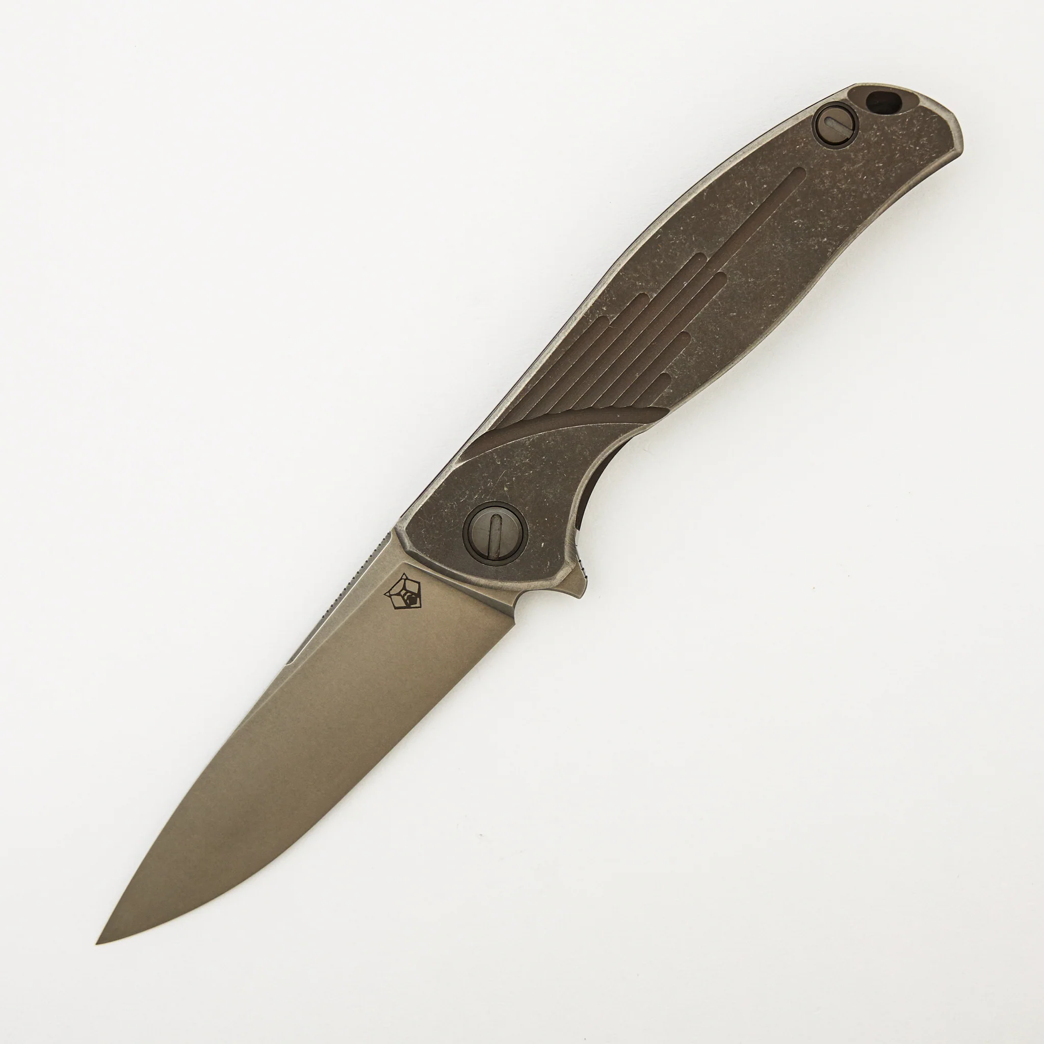 F95 "The JB Stout Finish" - M390 Blade - Titanium Handle - MRBS