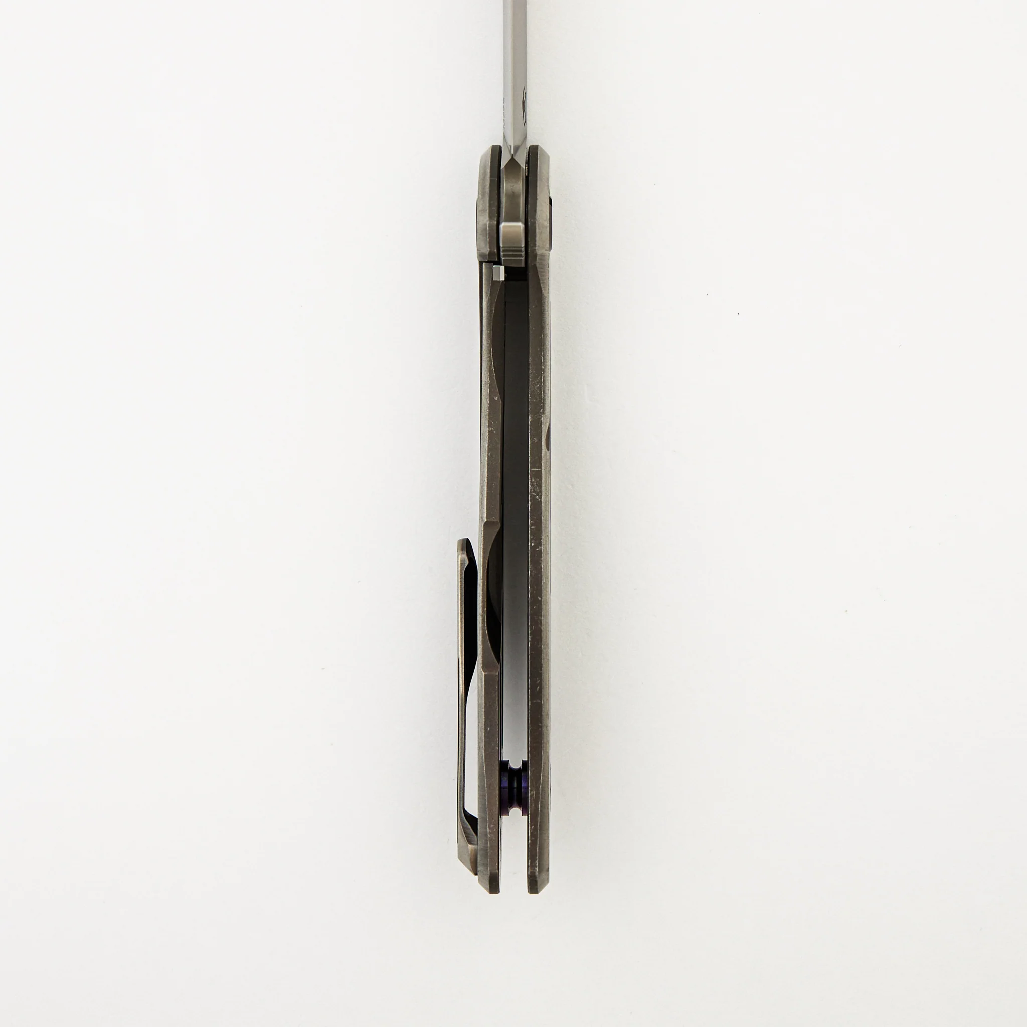 F95 "The JB Stout Finish" - M390 Blade - Titanium Handle - MRBS - Image 6
