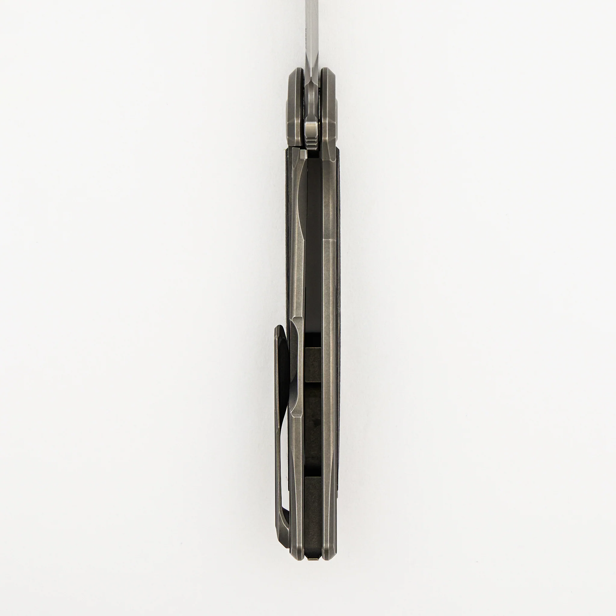 F95NL Gen. 5 - M390 Blade - Titanium Handle - Black TechnoCarbo Inlays - MRBS - Image 6