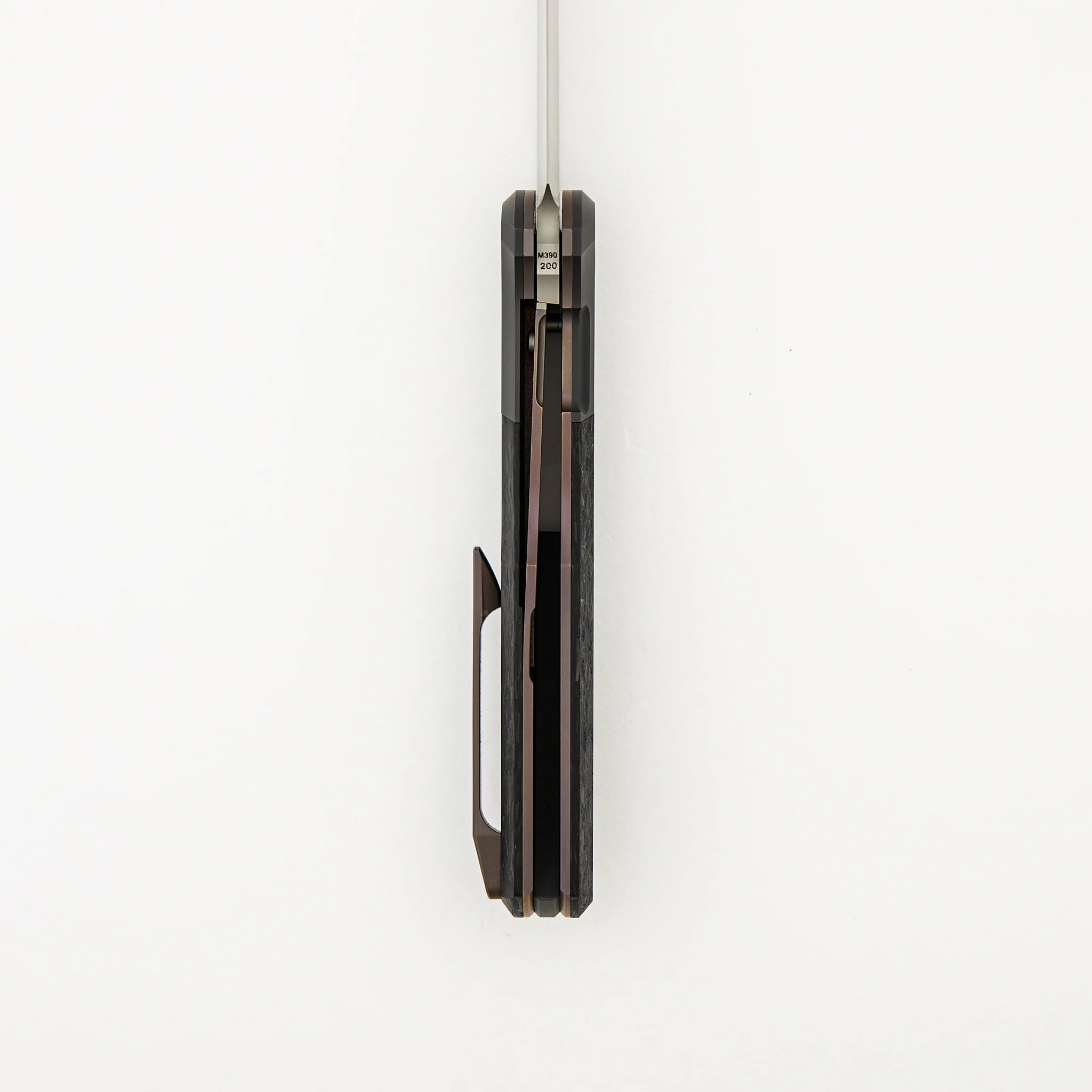 FIF20 - M390 Blade - Titanium/Carbon Fiber Handle (Philippe Jourget Design) - Image 6