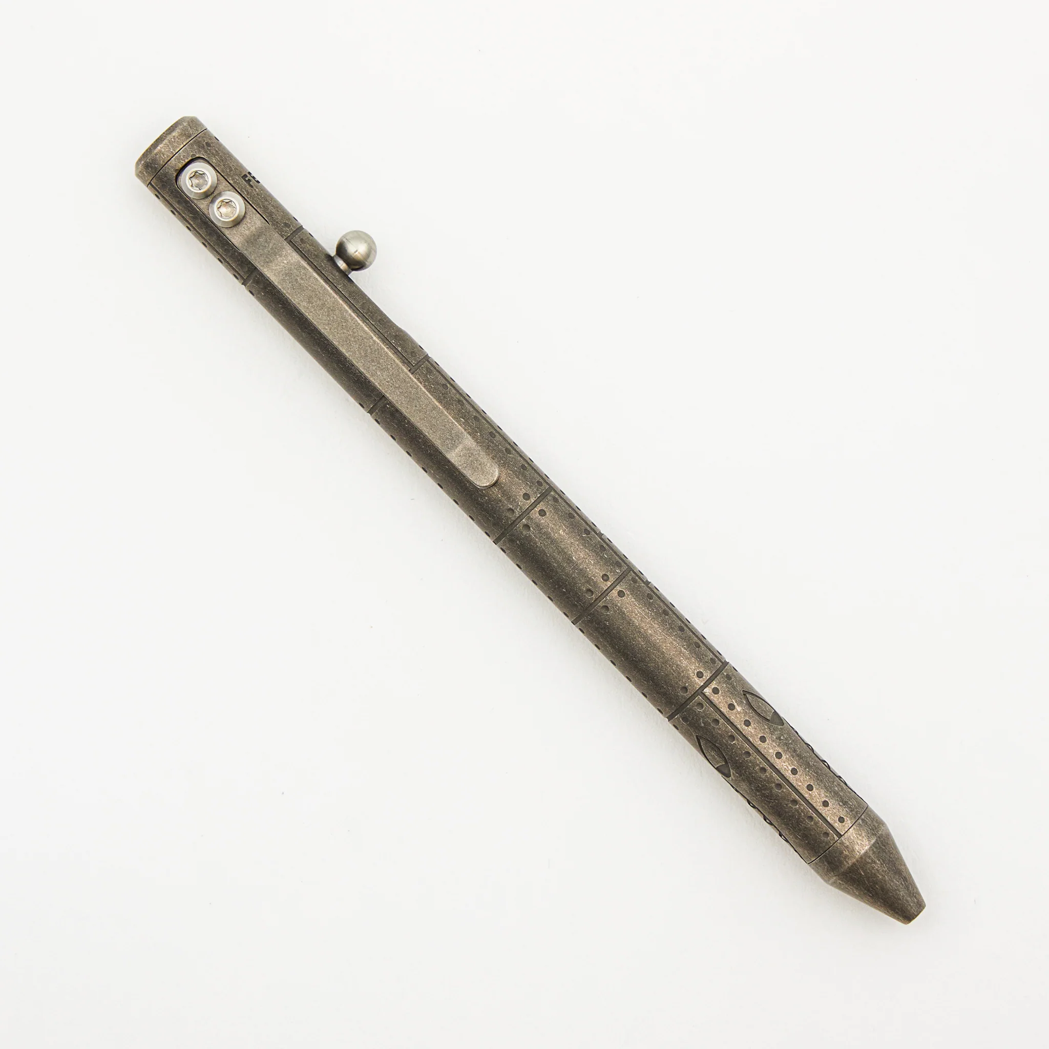Full Size TiBolt Pen - Titanium Stonewashed WW II Warthog - Image 2